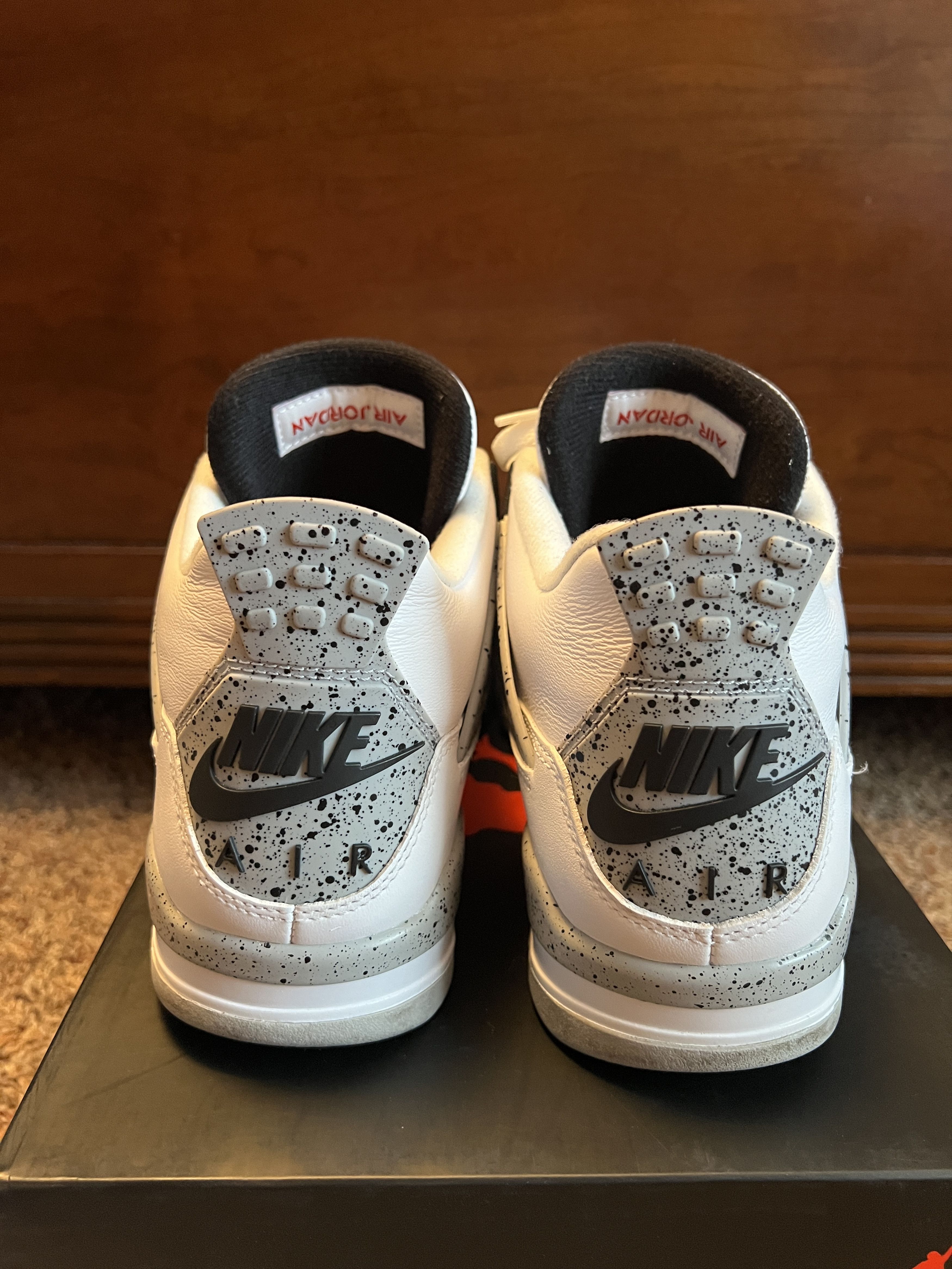 Jordan Brand Air Jordan 4 Retro "White Cement" (2016) Size US 10.5 / EU 43-44 - 7 Thumbnail