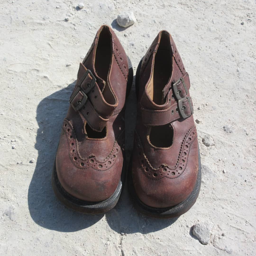 Dr. Martens × Vintage Vintage Dr Martens Maryjane brown wingtip made In England Size US 5.5 / EU 38 - 9 Thumbnail