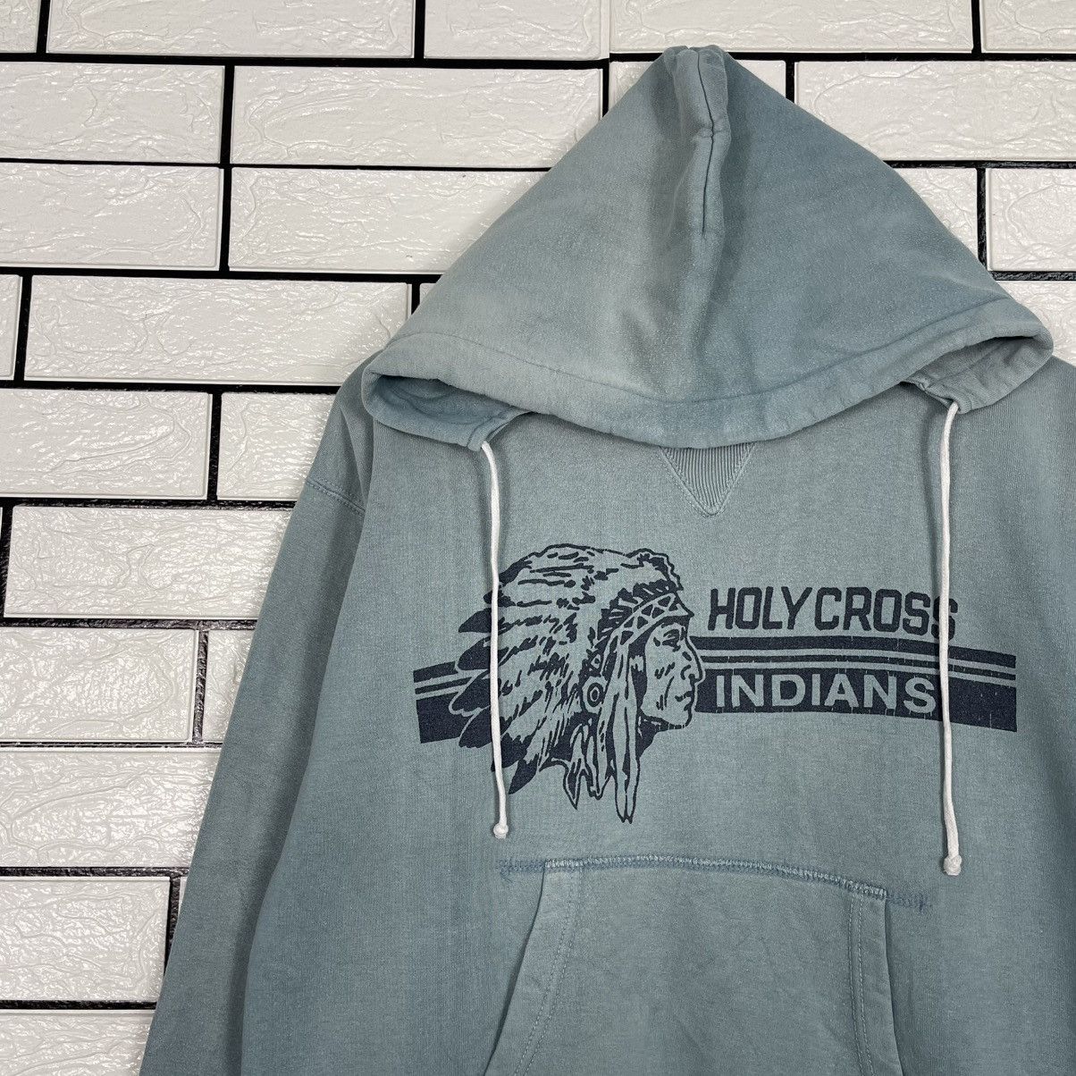 Japanese Brand K Mayer Sportwear Holycross Indians Hoodie Size US M / EU 48-50 / 2 - 6 Thumbnail