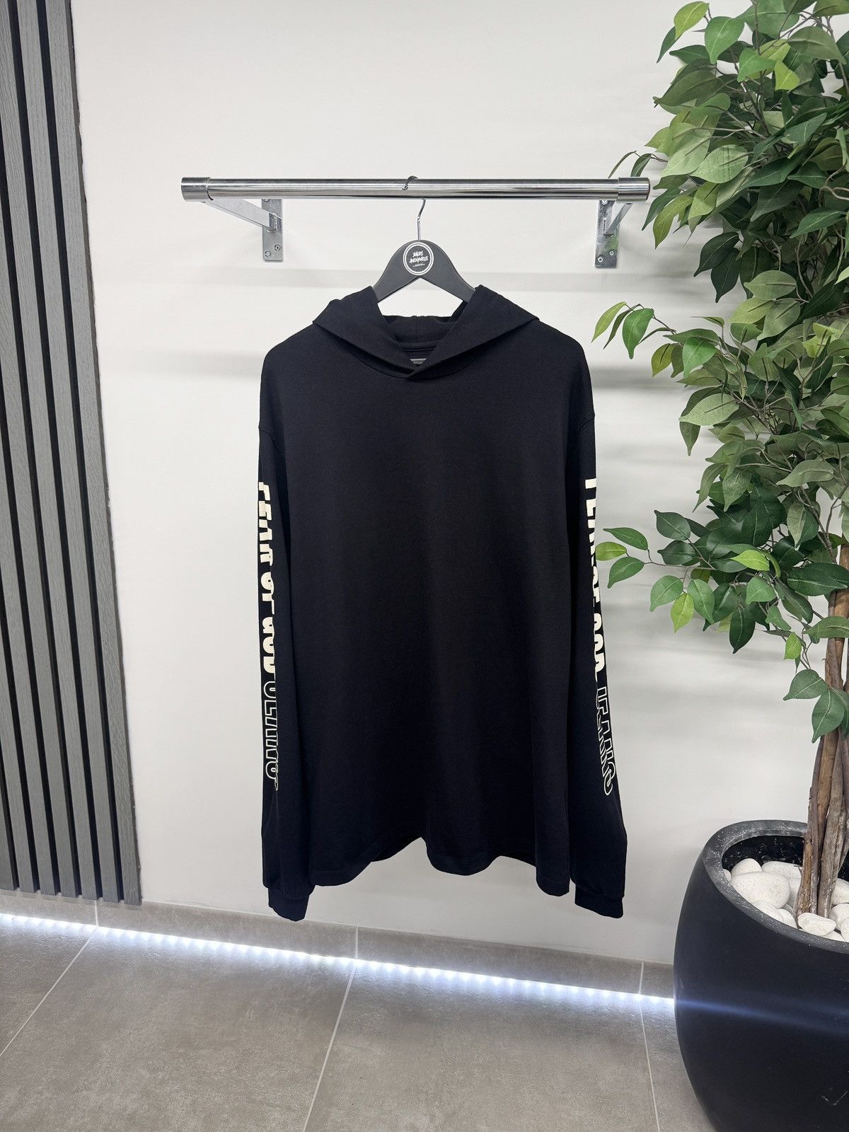 Fear Of God Long Fifth Collection Hoodie In Black RRP £430
