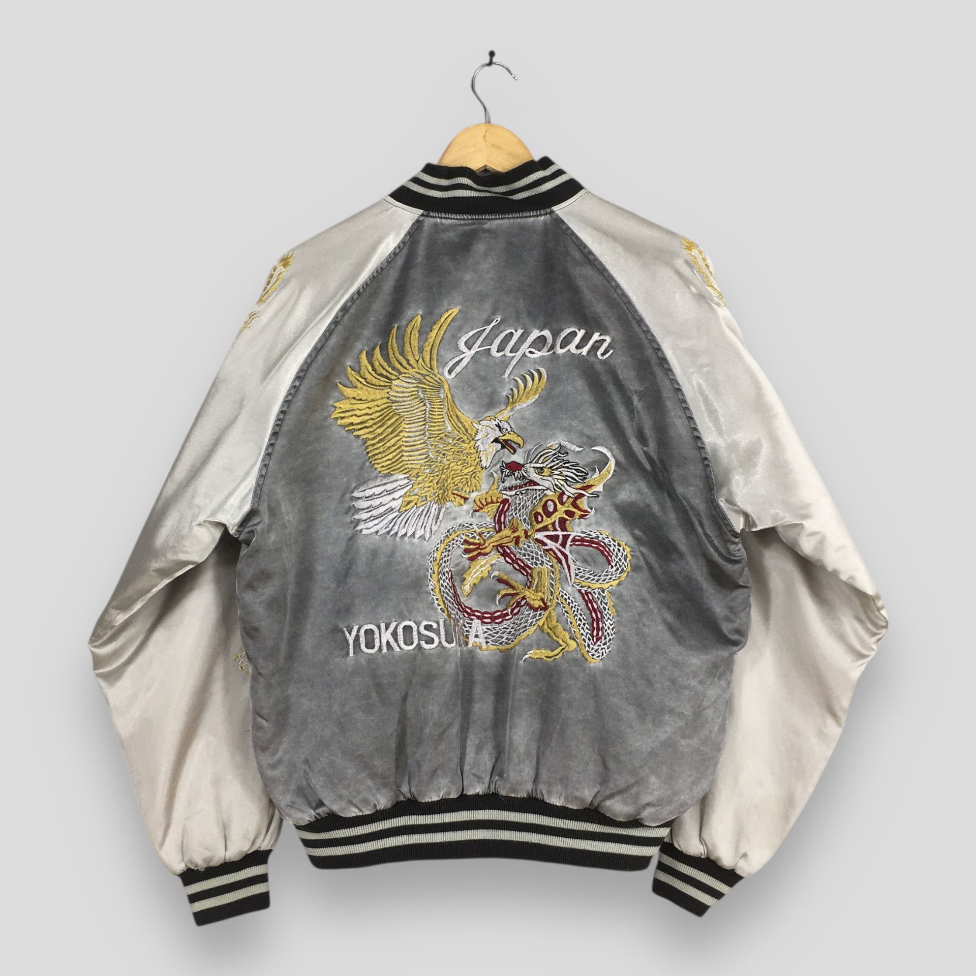 Japanese Brand Vintage 1990s Sukajan Japan Phoenix Eagle Jacket Large Size US L / EU 52-54 / 3 - 7 Thumbnail