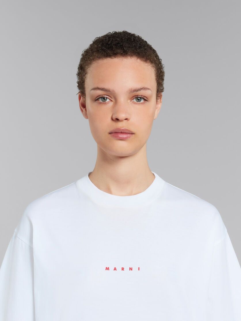 Marni o1f1d3z0625 T-Shirt in White Size M / US 6-8 / IT 42-44 - 4 Thumbnail