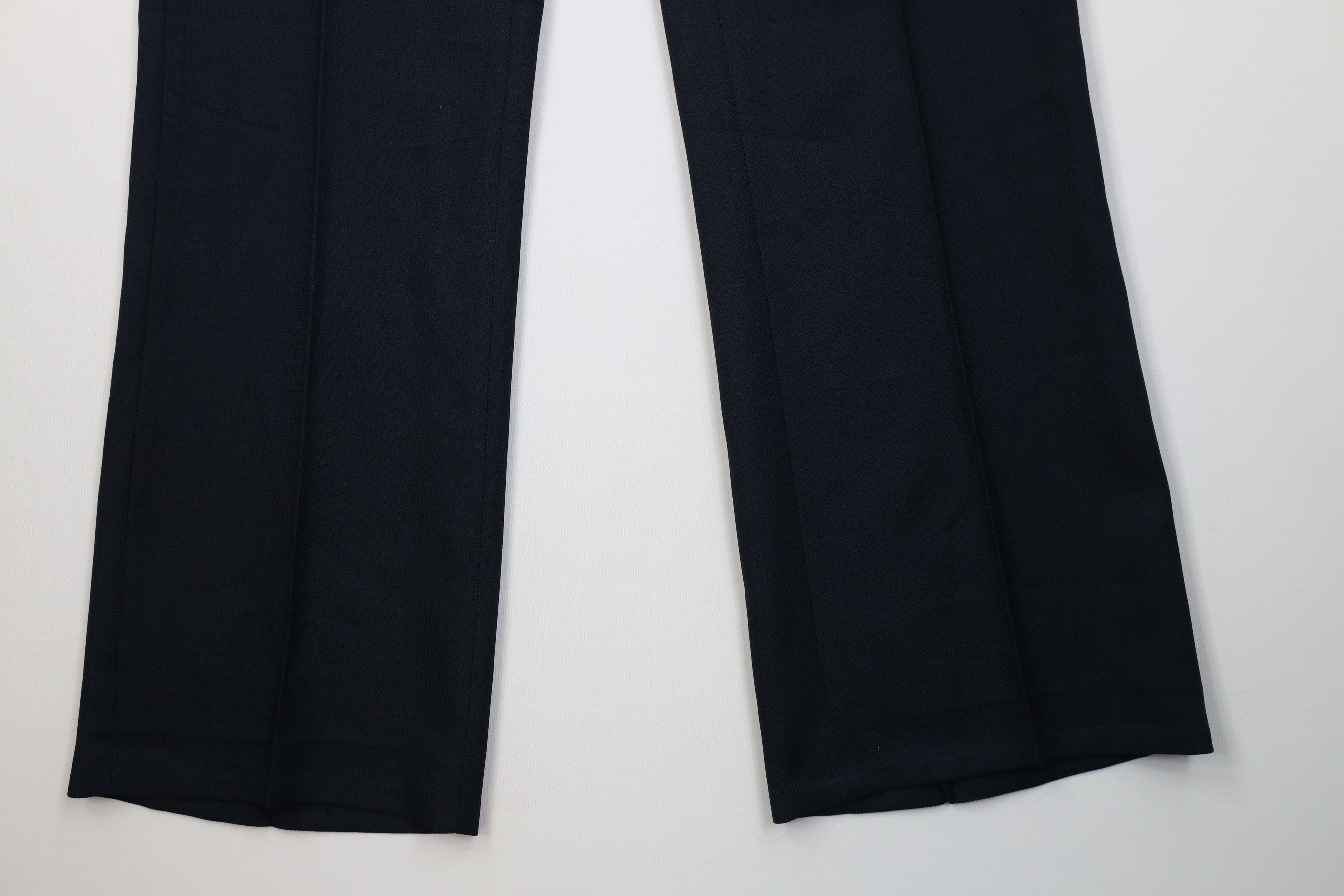 Vintage Vintage 70s Streetwear Wide Leg Chino Pants Navy Blue USA Size US 36 / EU 52 - 4 Thumbnail