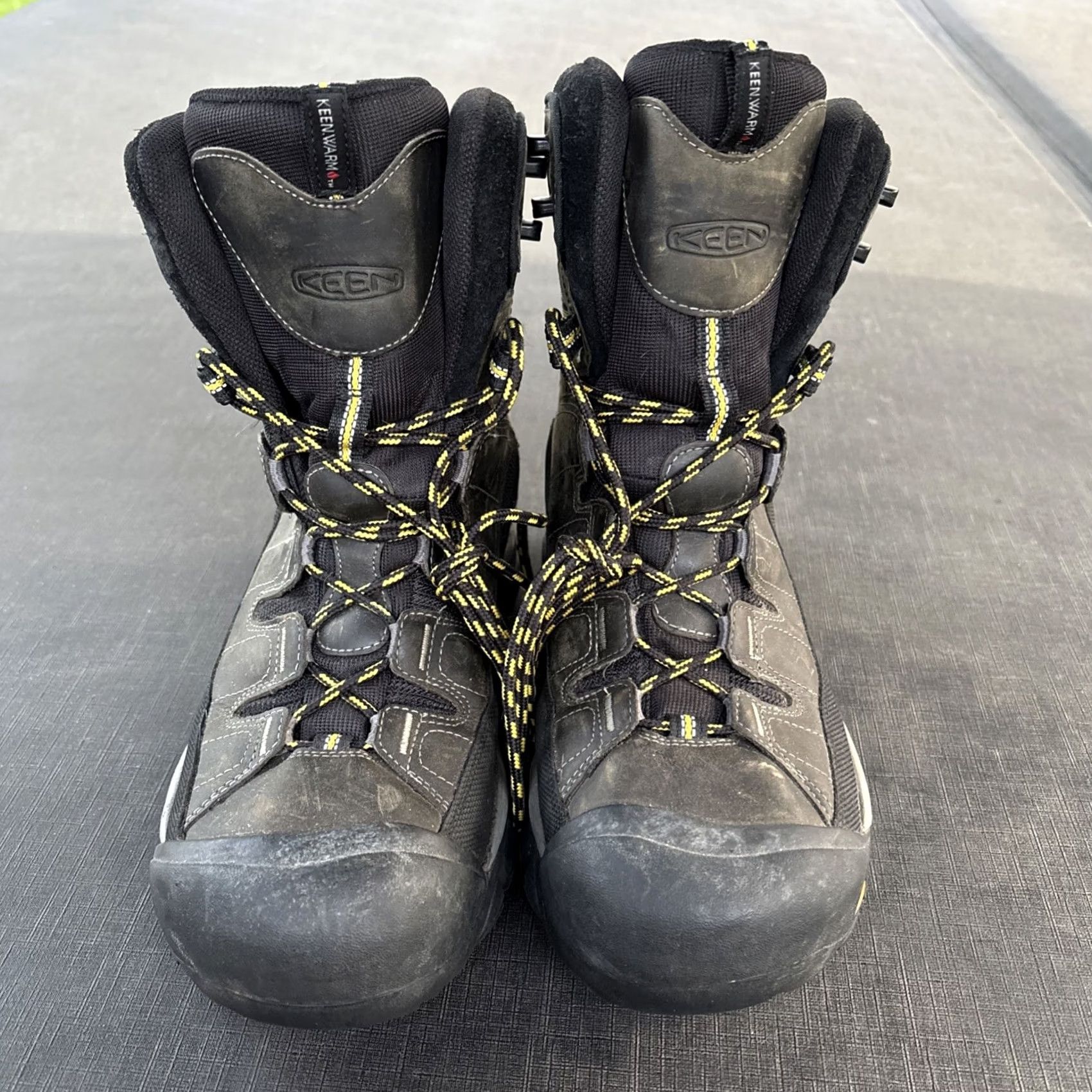 KEEN KEEN Men's Snow Boot 10.5 Waterproof Leather Black 1013305 Winter Boots Summit County Size US 11 / EU 44 - 4 Thumbnail