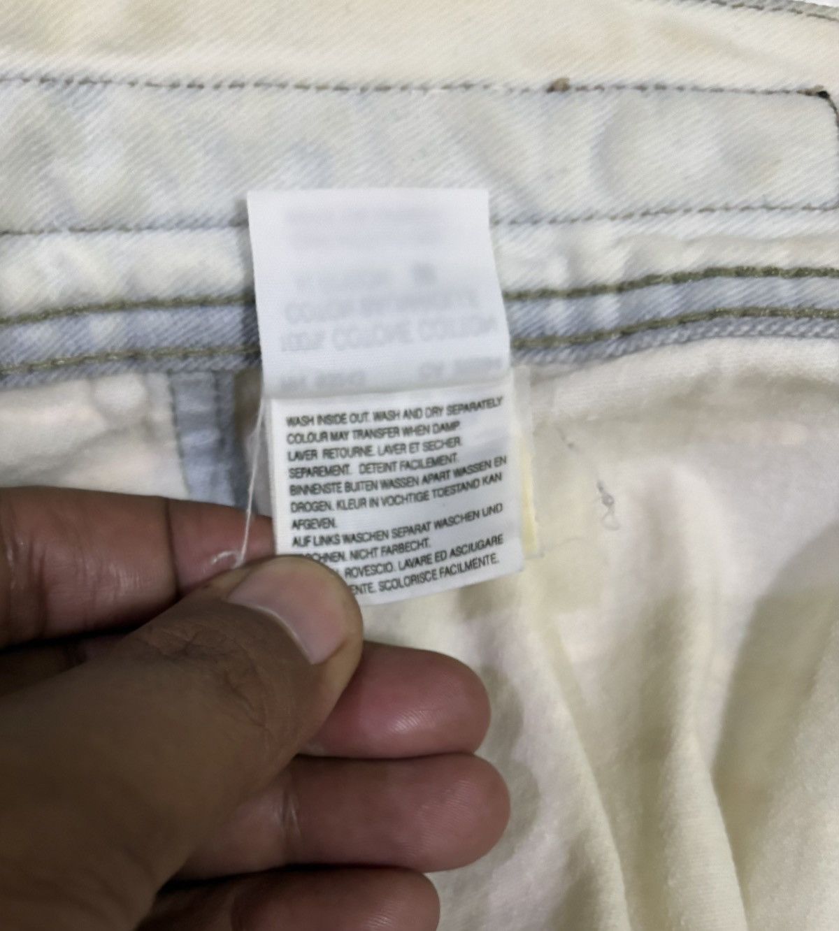 Diesel Diesel White Denim Type 3 Design Size US L / EU 52-54 / 3 - 23 Thumbnail