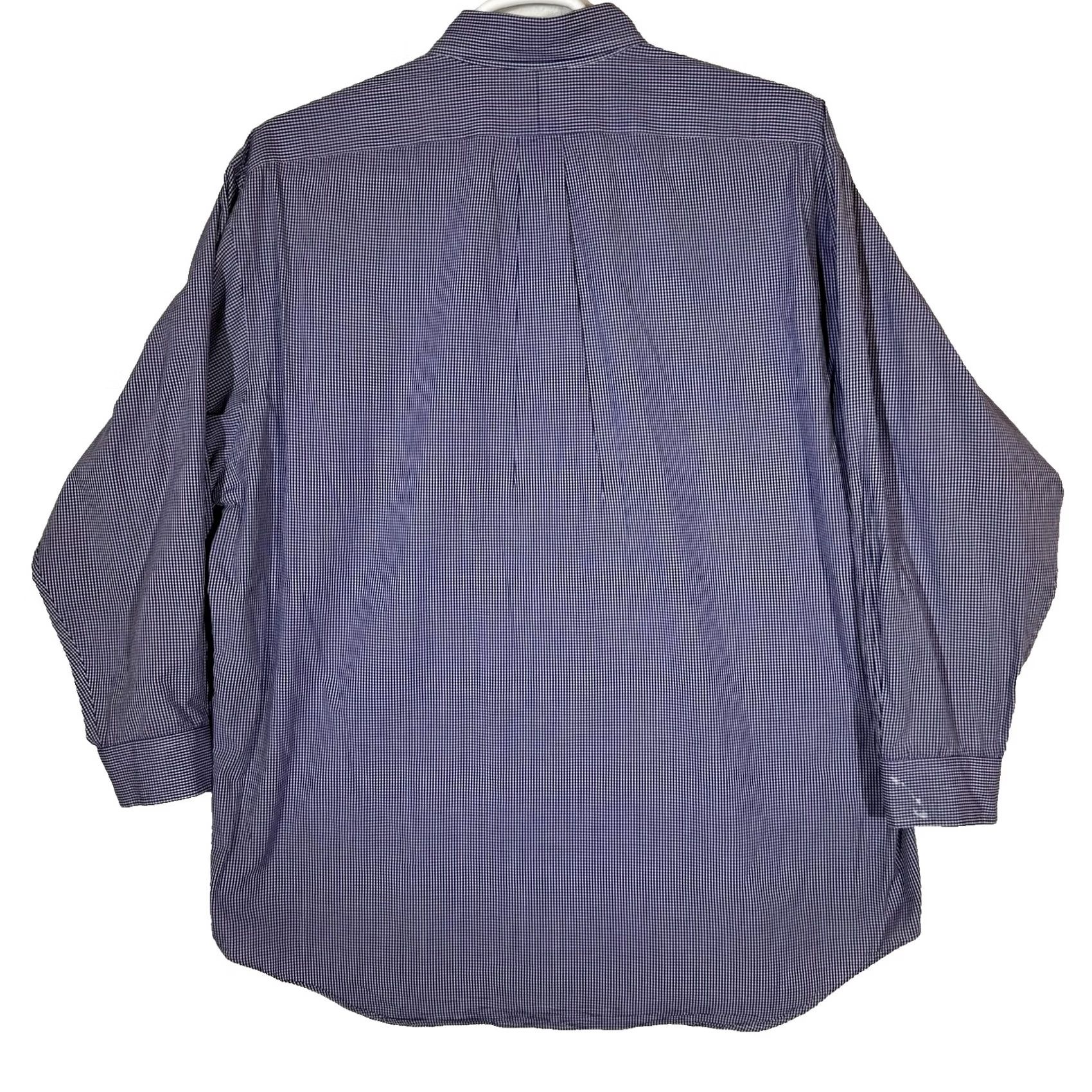Ralph Lauren VINTAGE Ralph Lauren Shirt Mens 17.5 32/33 Purple Gingham Yarmouth Button Down Size US XXL / EU 58 / 5 - 2 Thumbnail