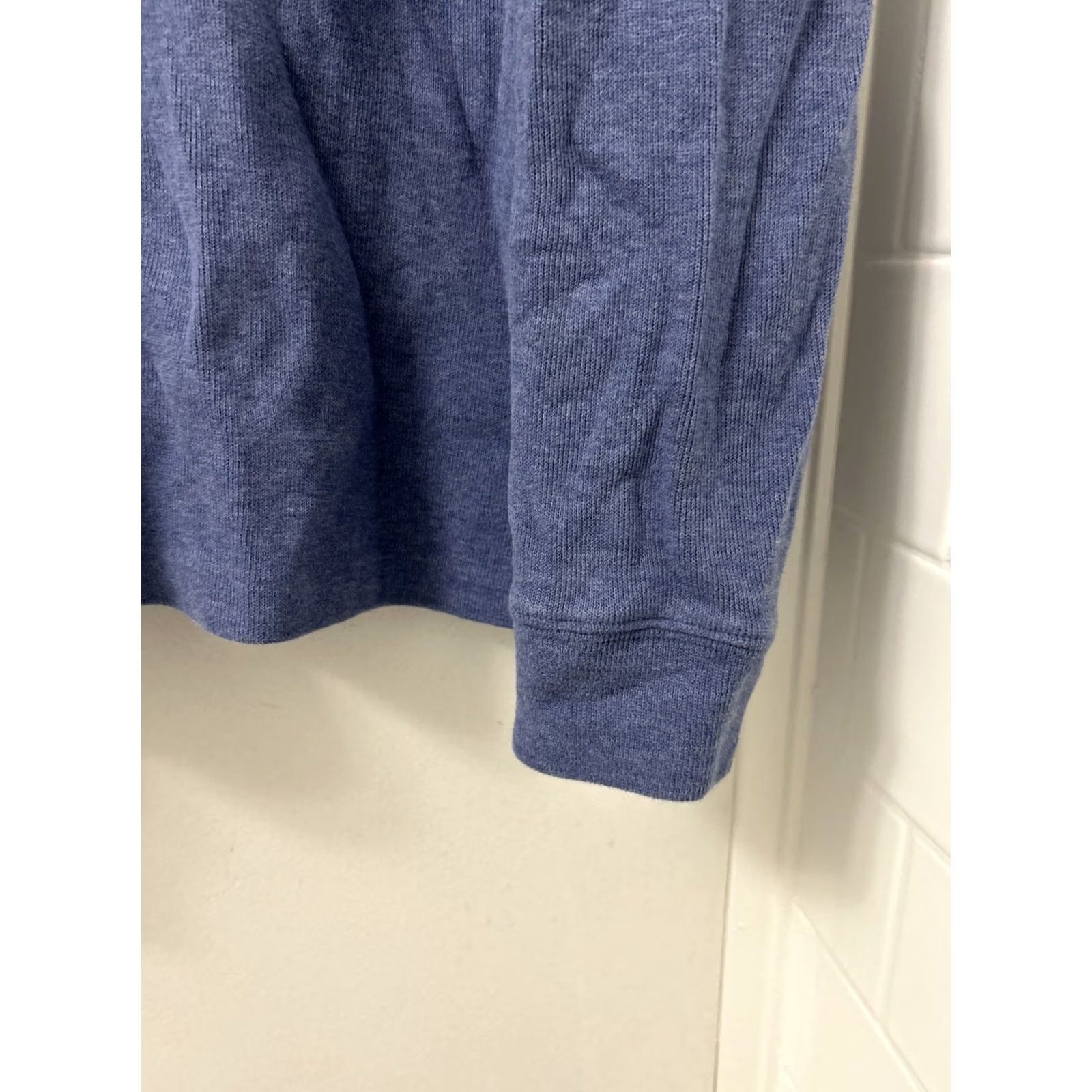 Ralph Lauren VINTAGE Polo Ralph Lauren Sweater Mens XL Blue 1/4 Zip Pullover Sweatshirt Red Pony Size US XL / EU 56 / 4 - 7 Thumbnail