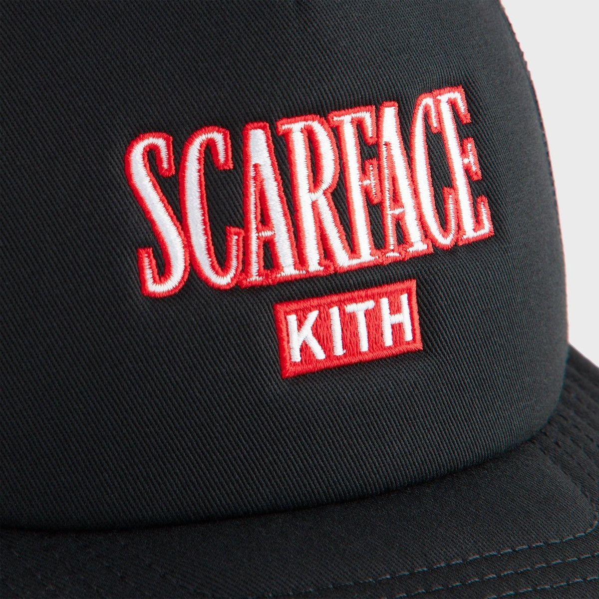 Kith Kith for Scarface Poly Foam Nolan Trucker Hat Black SnapBack Size ONE SIZE - 4 Thumbnail