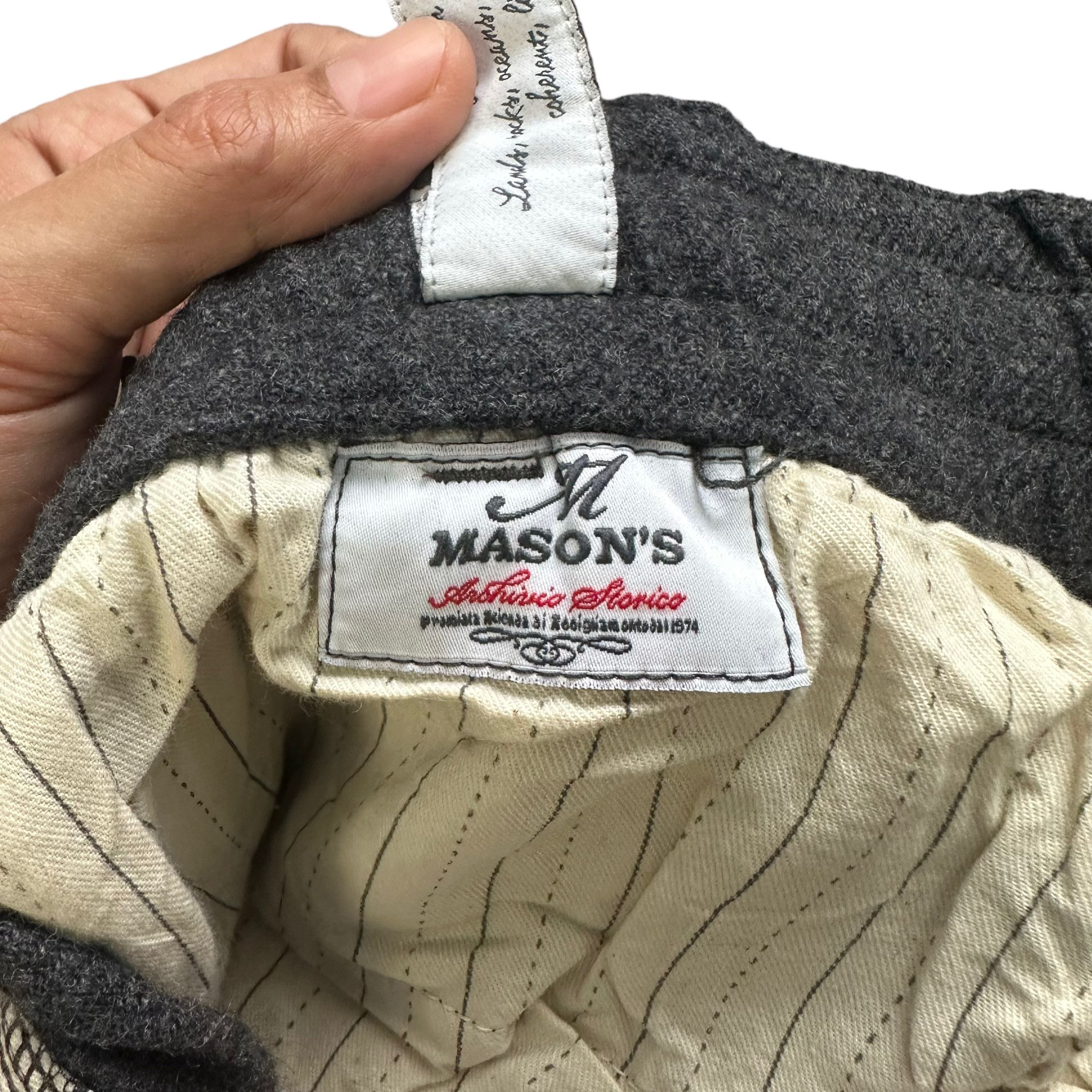 Mason's MASON'S ARCHIVO STORICO WOOL CARGO SWEATPANT #7902-189 Size US 36 / EU 52 - 9 Thumbnail