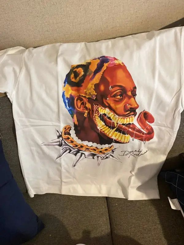 Japanese Brand Streetwear Dennis Rodman Graphic Tee T-Shirt Size US M / EU 48-50 / 2 - 7 Thumbnail