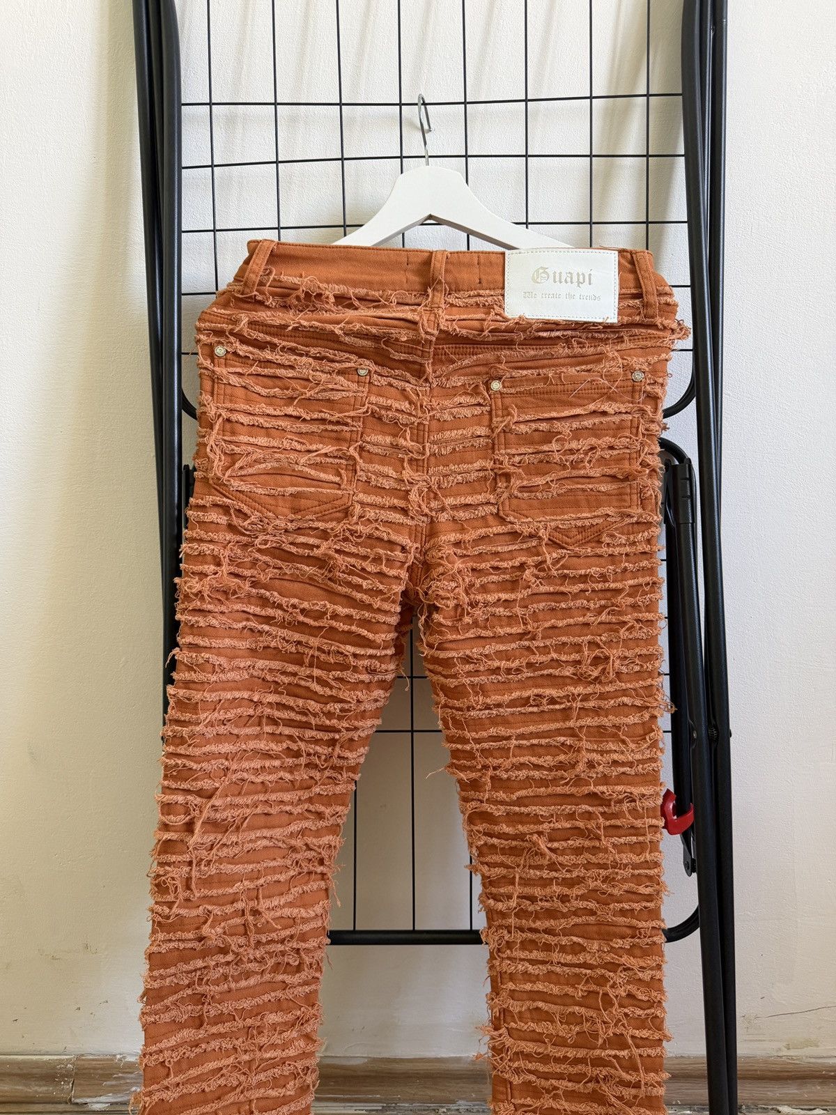 GUAPI Guapi destroyed jeans distressed opium y2k blueface style Size US 28 / EU 44 - 7 Thumbnail