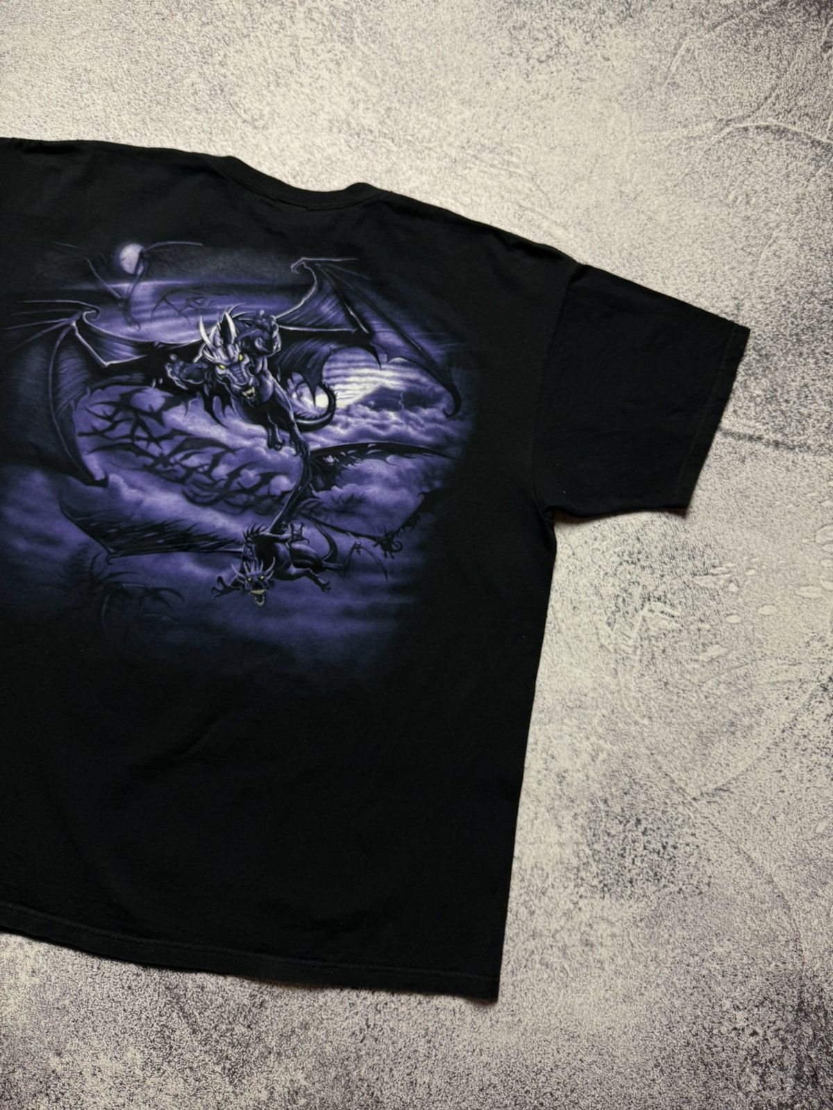 Liquid Blue Vintage 2002 Liquid Blue Dragon T-shirt Cartoon Crazy Tee Size US XXL / EU 58 / 5 - 14 Thumbnail