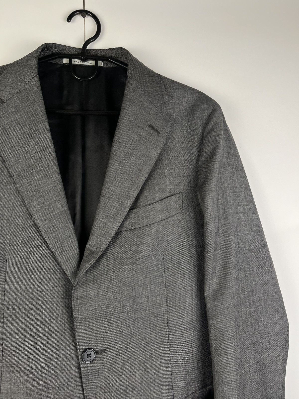 Boggi Boggi Milano Icons Luxury Wool Suit Made in Italy Size 38R - 4 Thumbnail