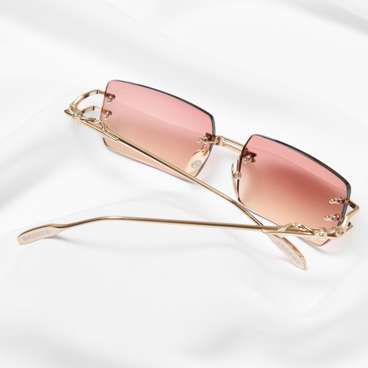 Chrome Hearts CHROME HEARTS LORDIE GOLD PLATED SUNGLASSES Size ONE SIZE - 8 Thumbnail