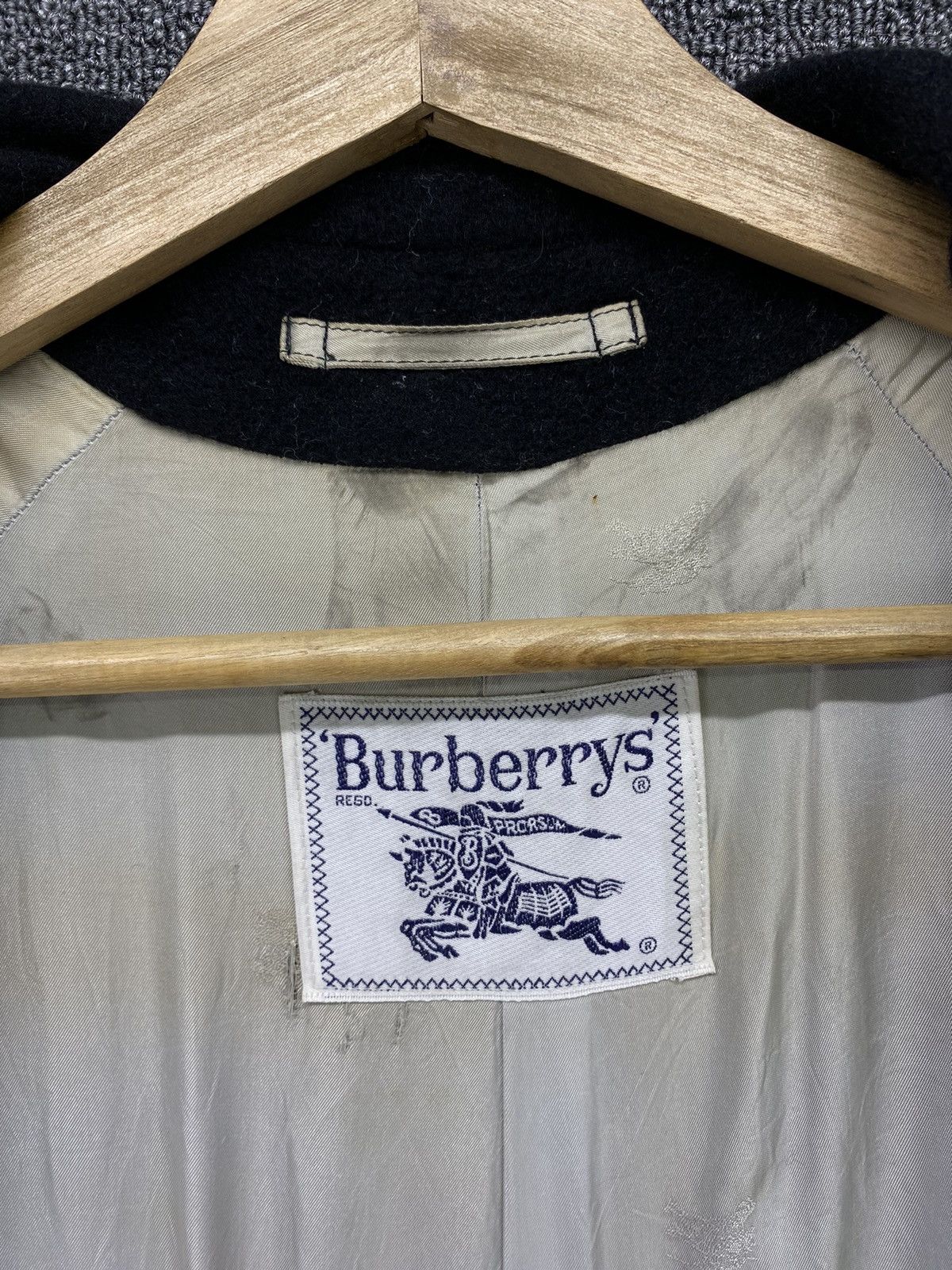 Burberry Vintage Burberry Prosum Wool Coat Long Jacket Size M / US 6-8 / IT 42-44 - 15 Thumbnail