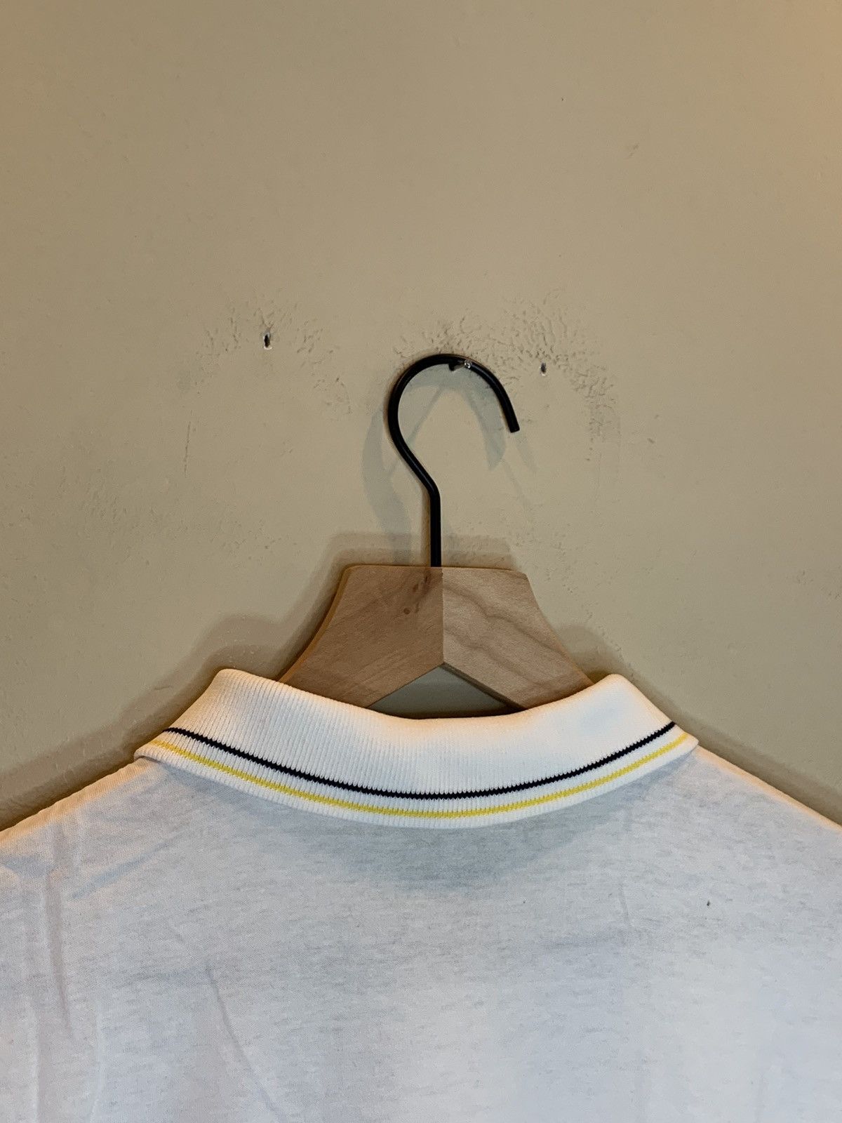 Le Coq Sportif RARE* Vintage 80’s Le Coq Sportif Grid Art Polo Henley Shirt Size US M / EU 48-50 / 2 - 8 Thumbnail