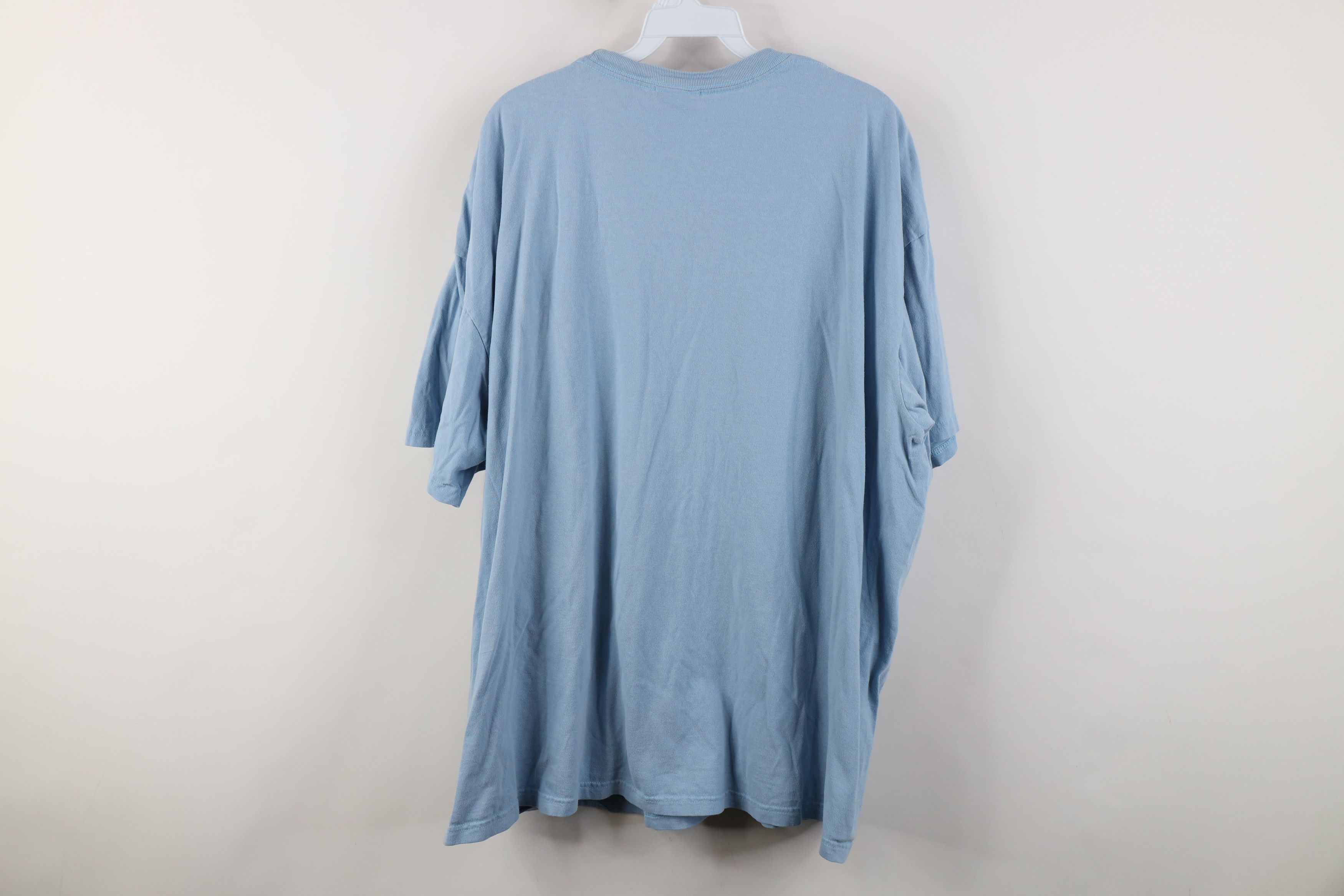 Nike Vintage Nike Scott Mini Swoosh T-Shirt Carolina Blue Cotton Size US XXL / EU 58 / 5 - 11 Thumbnail