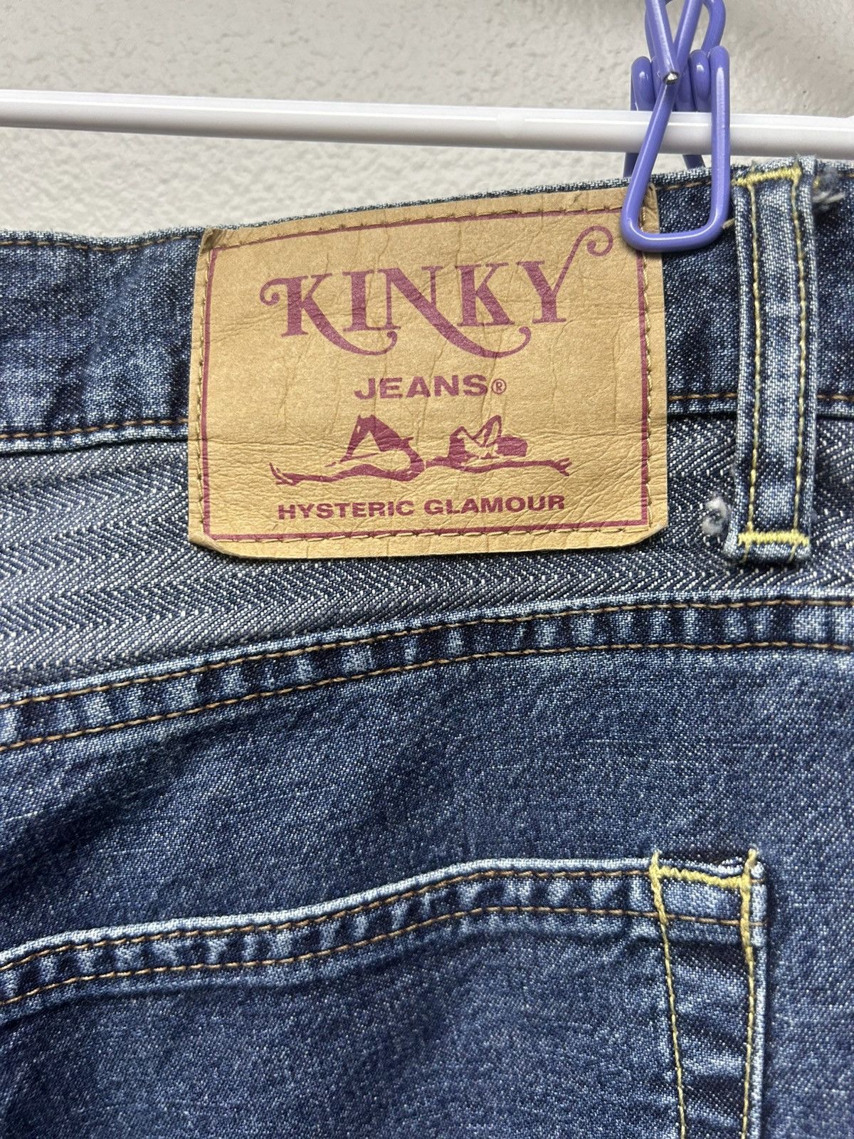 Hysteric Glamour Hysteric Glamour Paneled Denim Hagi Kinky Jeans Size US 34 / EU 50 - 12 Thumbnail