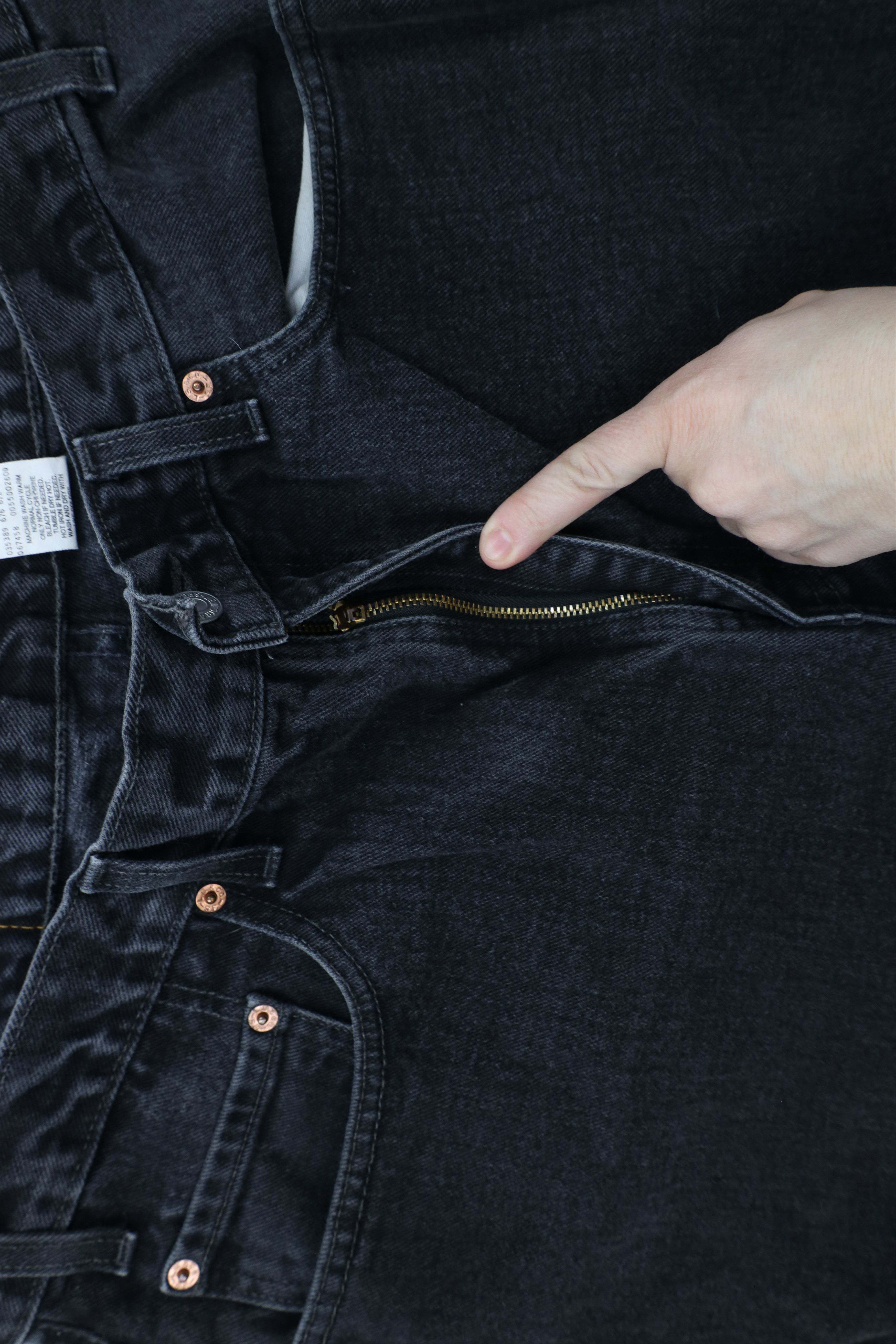 Levi's × Vintage Vintage 90s Levis 550 Relaxed Fit Denim Jeans Black Cotton Size US 36 / EU 52 - 6 Thumbnail