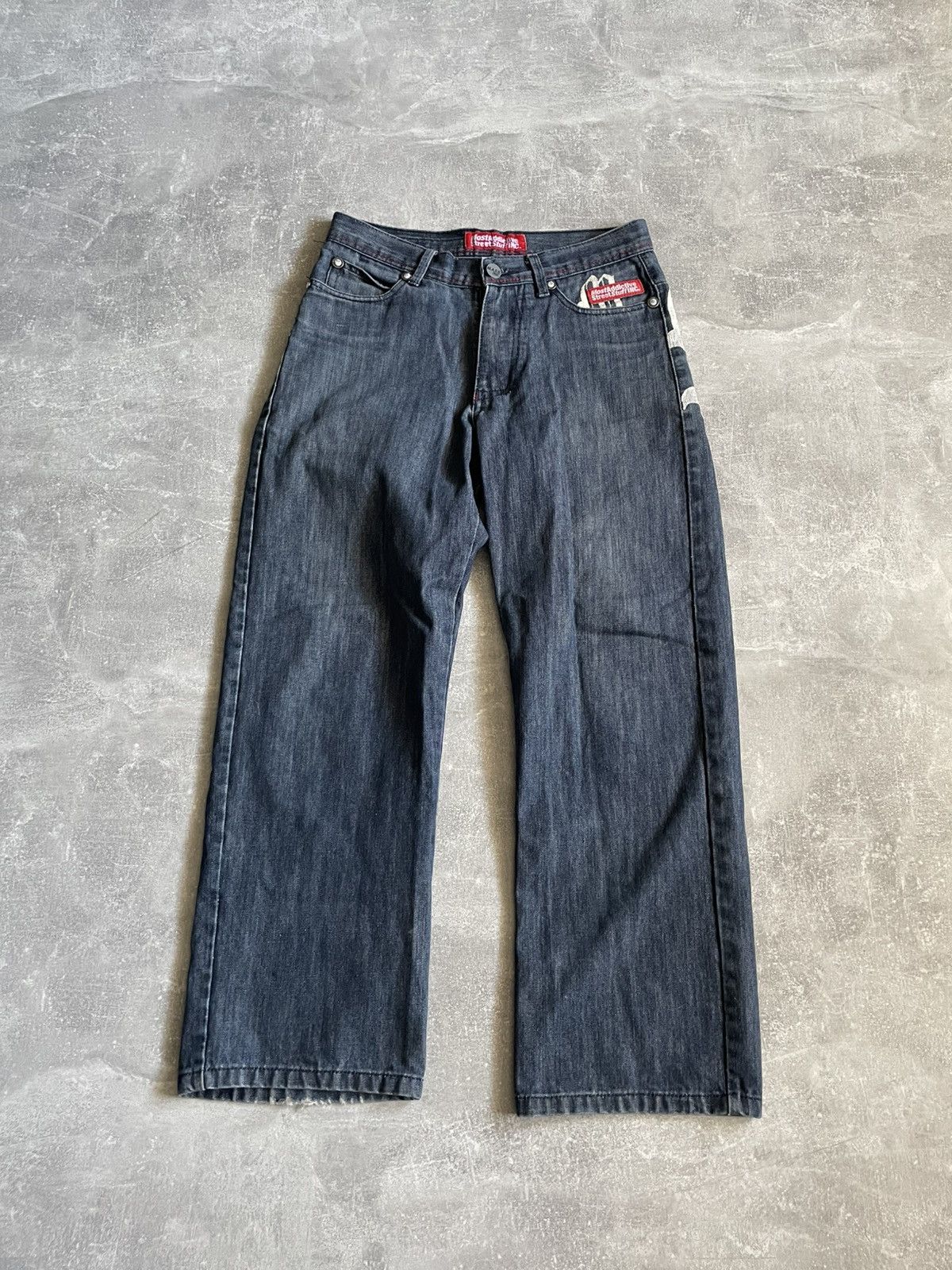 Japanese Brand 90s rap jeans og y2k street addictive wu eminem southpole Size US 28 / EU 44 - 8 Thumbnail