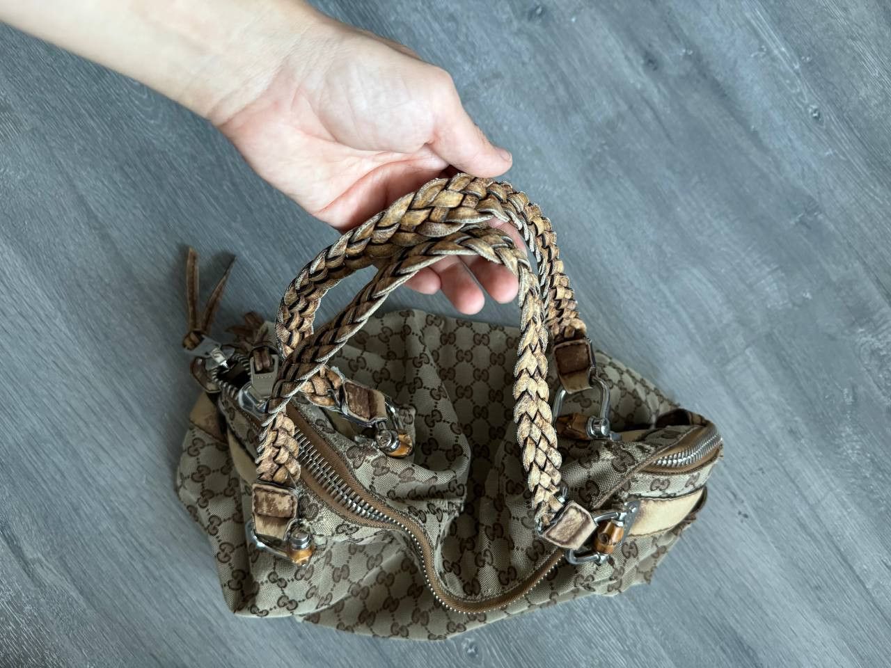 Gucci Gucci monogram canva bag brown Size ONE SIZE - 2 Thumbnail