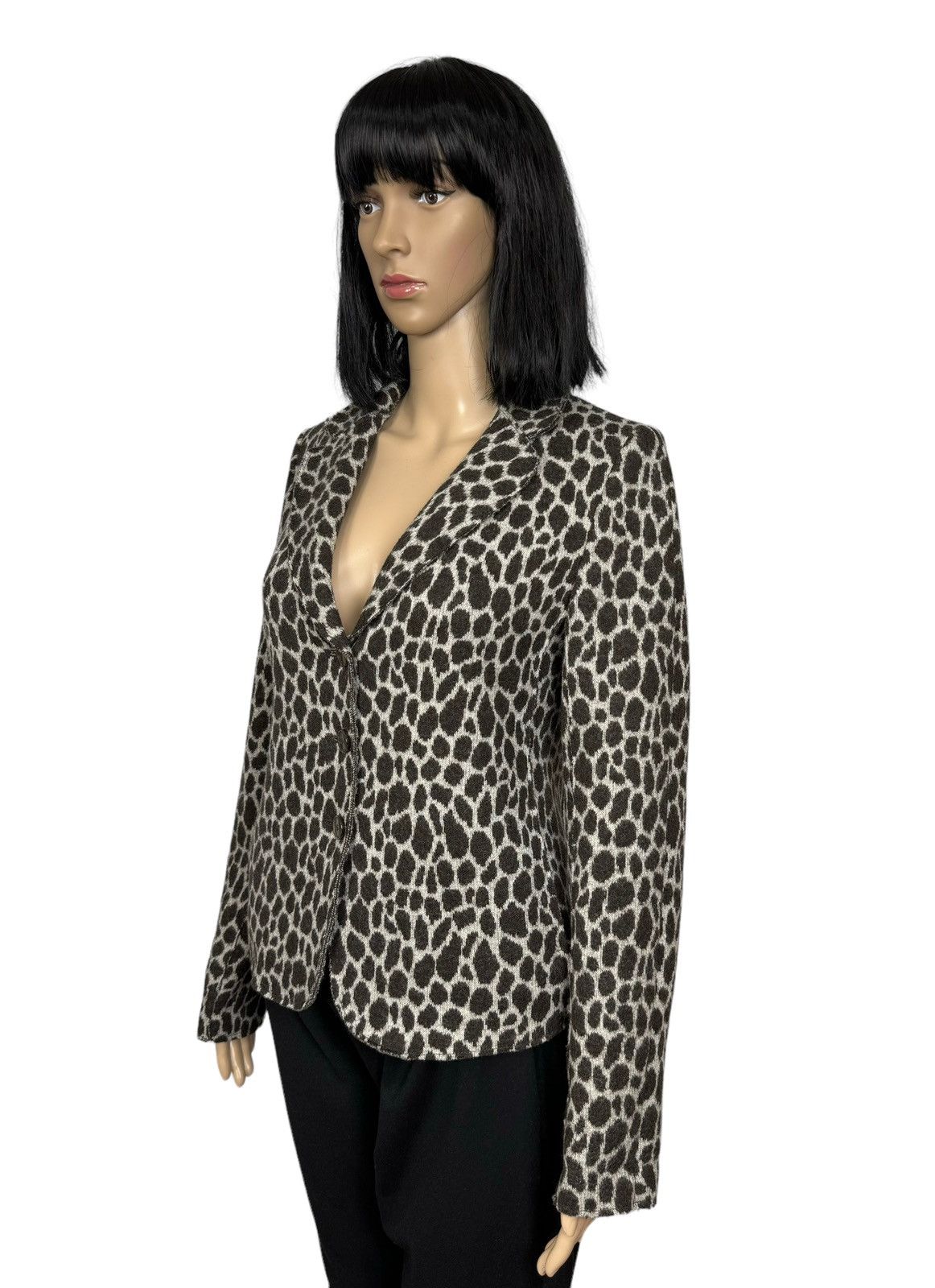 Weekend Max Mara Weekend Max Mara Wool Blazer Jacket Animal Print size 10 Size L / US 10 / IT 46 - 6 Thumbnail