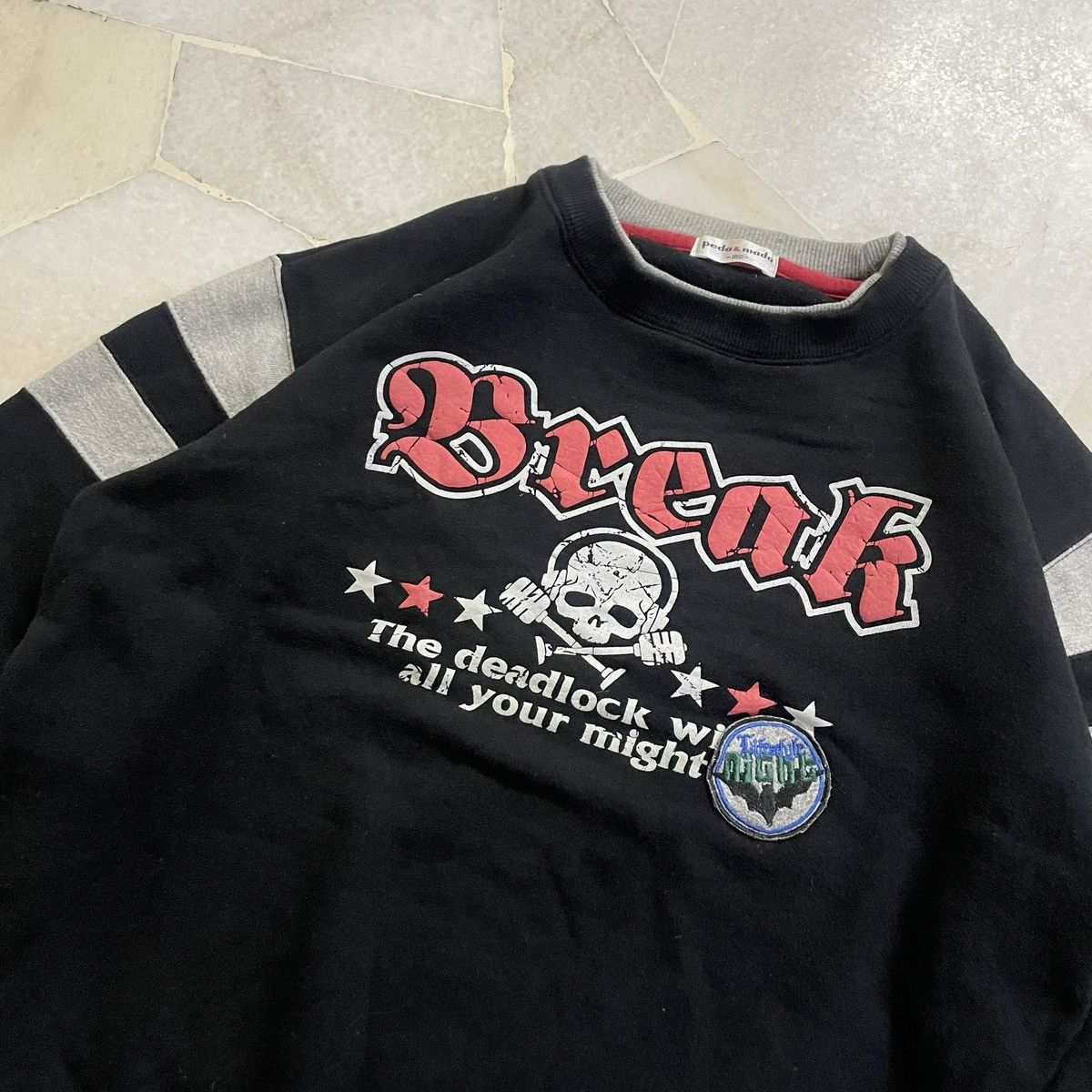 If Six Was Nine Vintage Y2€ Design Break Skull Skeleton Size US S / EU 44-46 / 1 - 3 Thumbnail