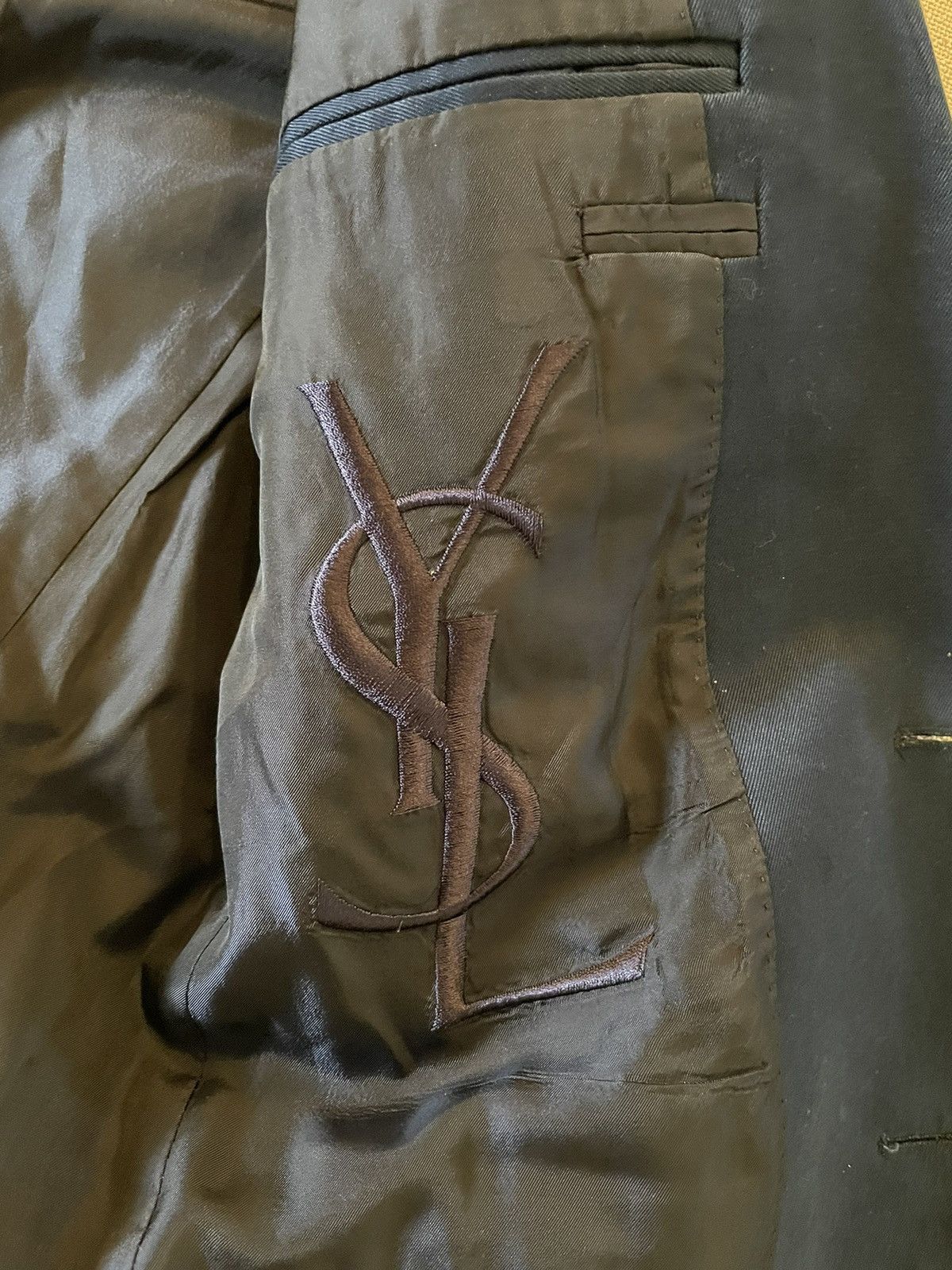 Yves Saint Laurent YSL x Tom Ford Cotton Jacket Size 38R - 7 Thumbnail