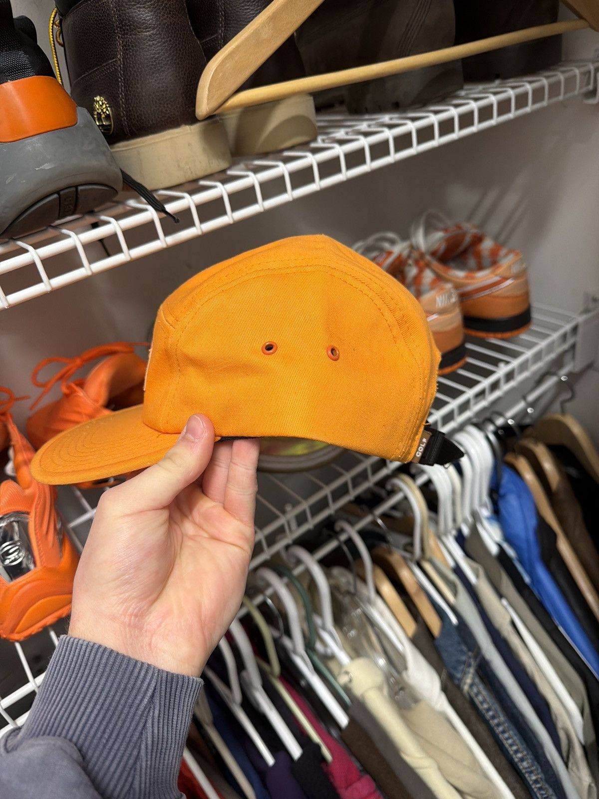 Golf Wang Golf Wang Logo Camp Hat Orange Size ONE SIZE - 6 Thumbnail