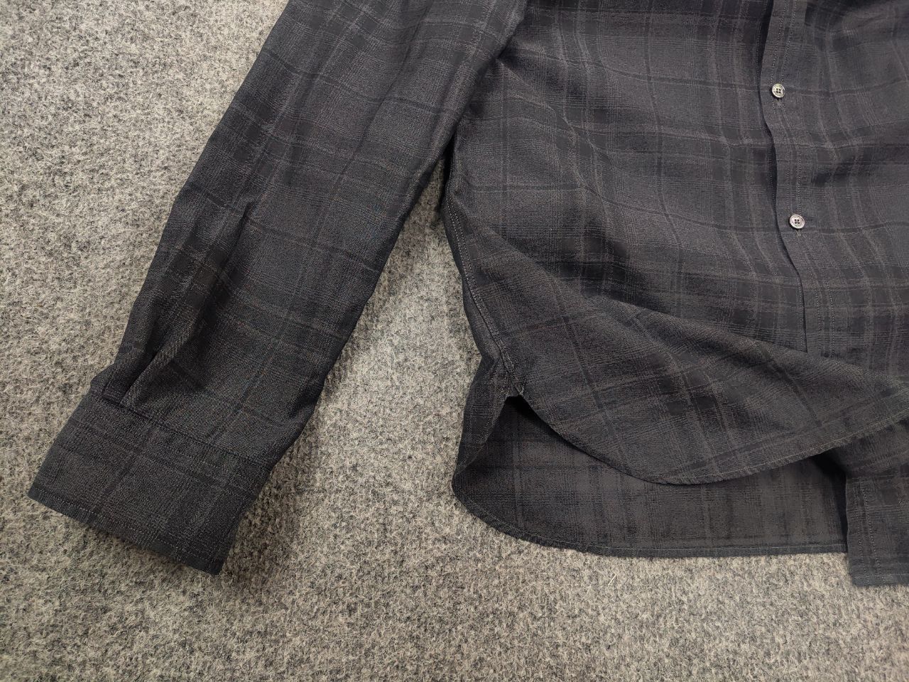 Burberry Burberry London Gray Nova Check Long Sleeve Button Shirt Size US S / EU 44-46 / 1 - 10 Thumbnail