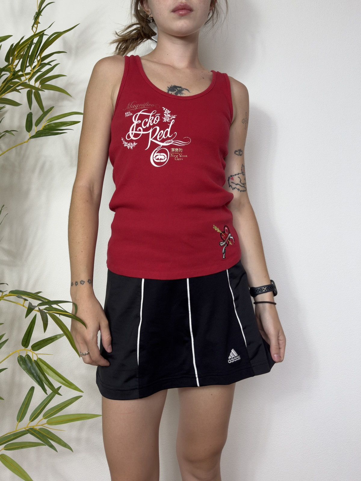 Ecko Unltd. ECKO RED ED HARDY STYLE PRINTED TANK TOP Size M / US 6-8 / IT 42-44 - 1 Thumbnail