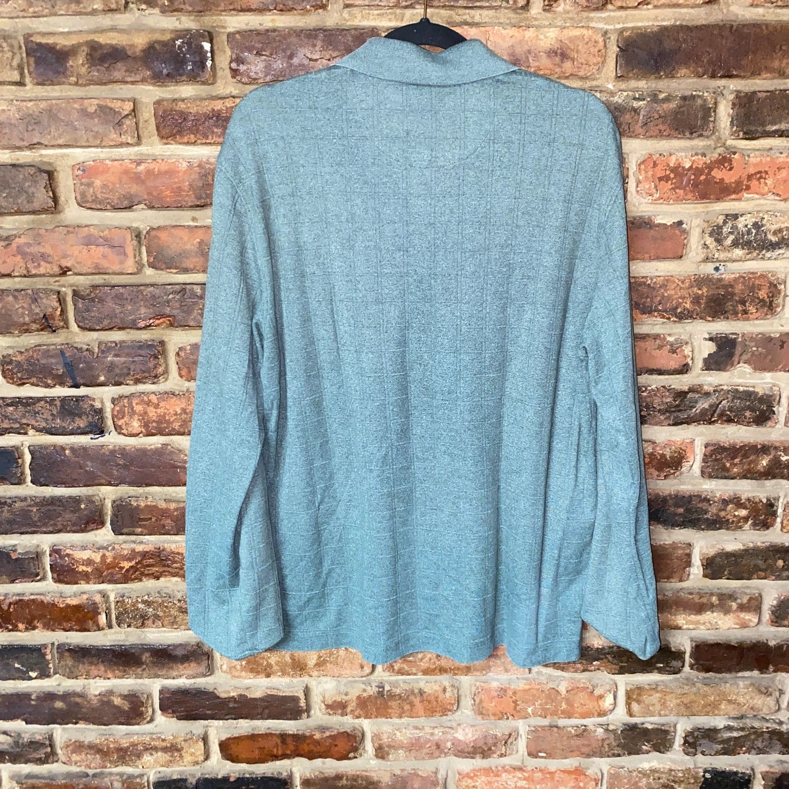 Van Heusen Van Heusen Green Pullover Collared Rugby Polo Sweater XL Size US XL / EU 56 / 4 - 5 Thumbnail