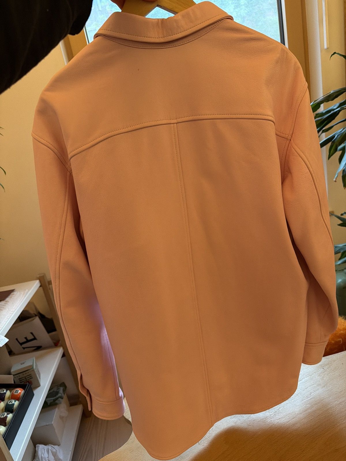 Supreme Pink Leather Supreme Shirt Size US L / EU 52-54 / 3 - 4 Thumbnail