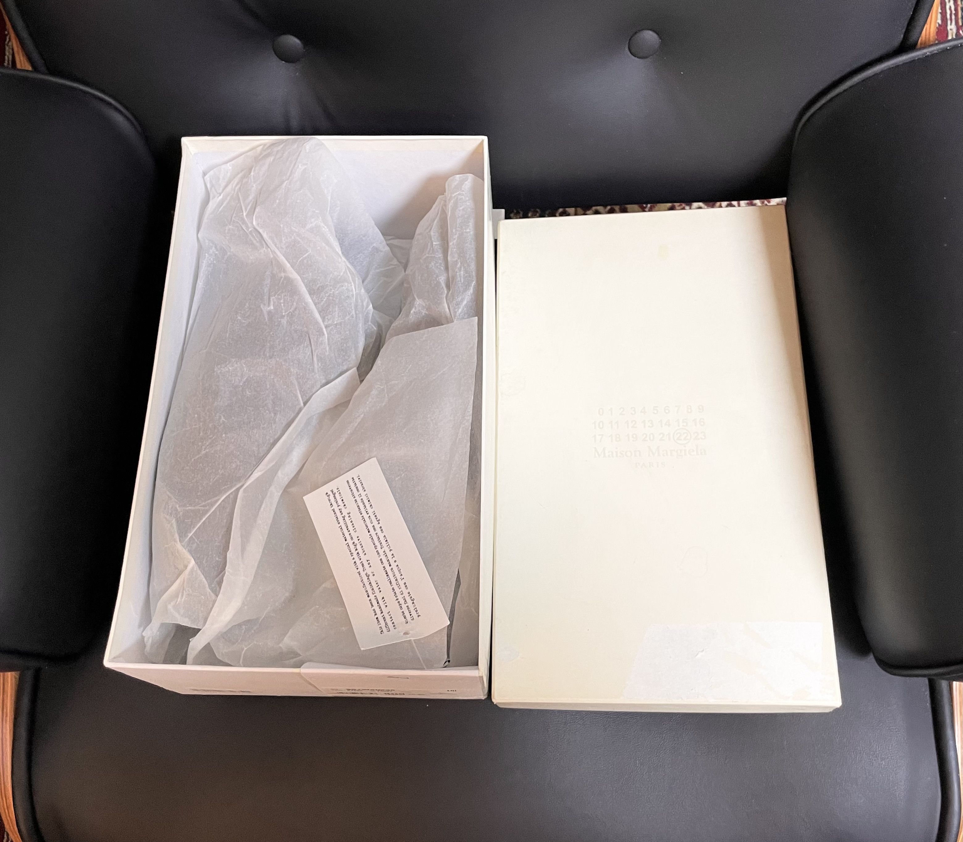 Maison Margiela Maison Margiela GAT (Satin Burgundy 2019) Size US 12 / EU 45 - 23 Thumbnail
