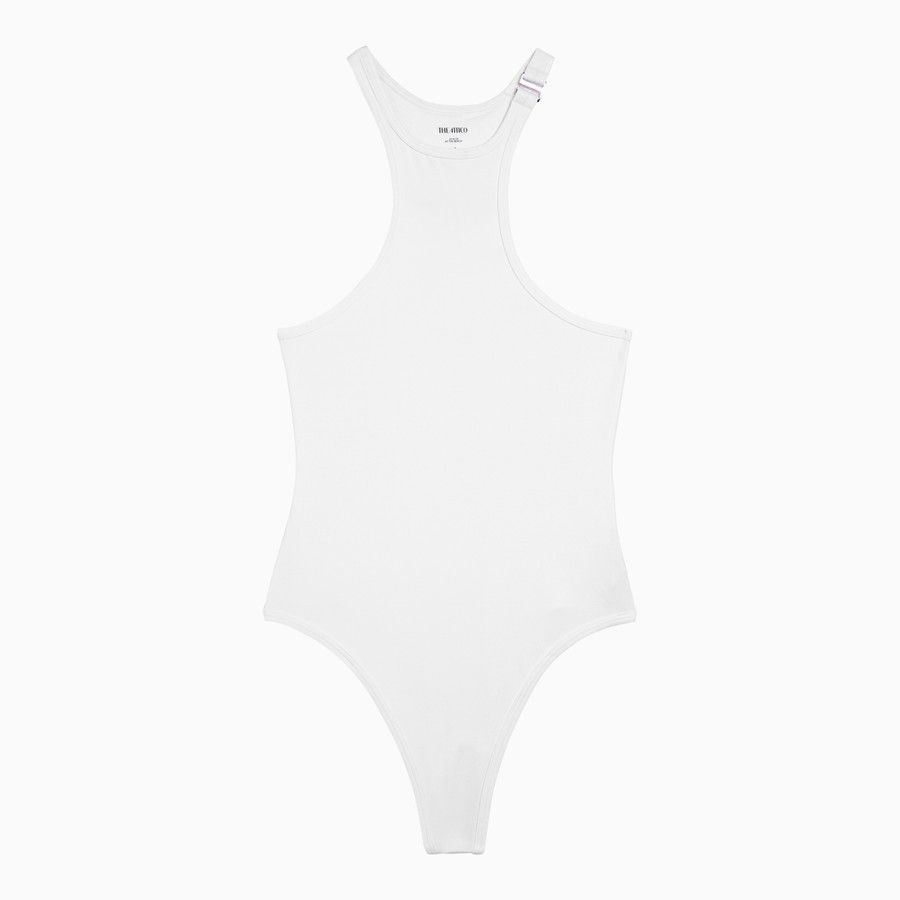 The Attico o1d2blof1024 One-Piece Swimming Costume in White Size M / US 6-8 / IT 42-44 - 1 Thumbnail