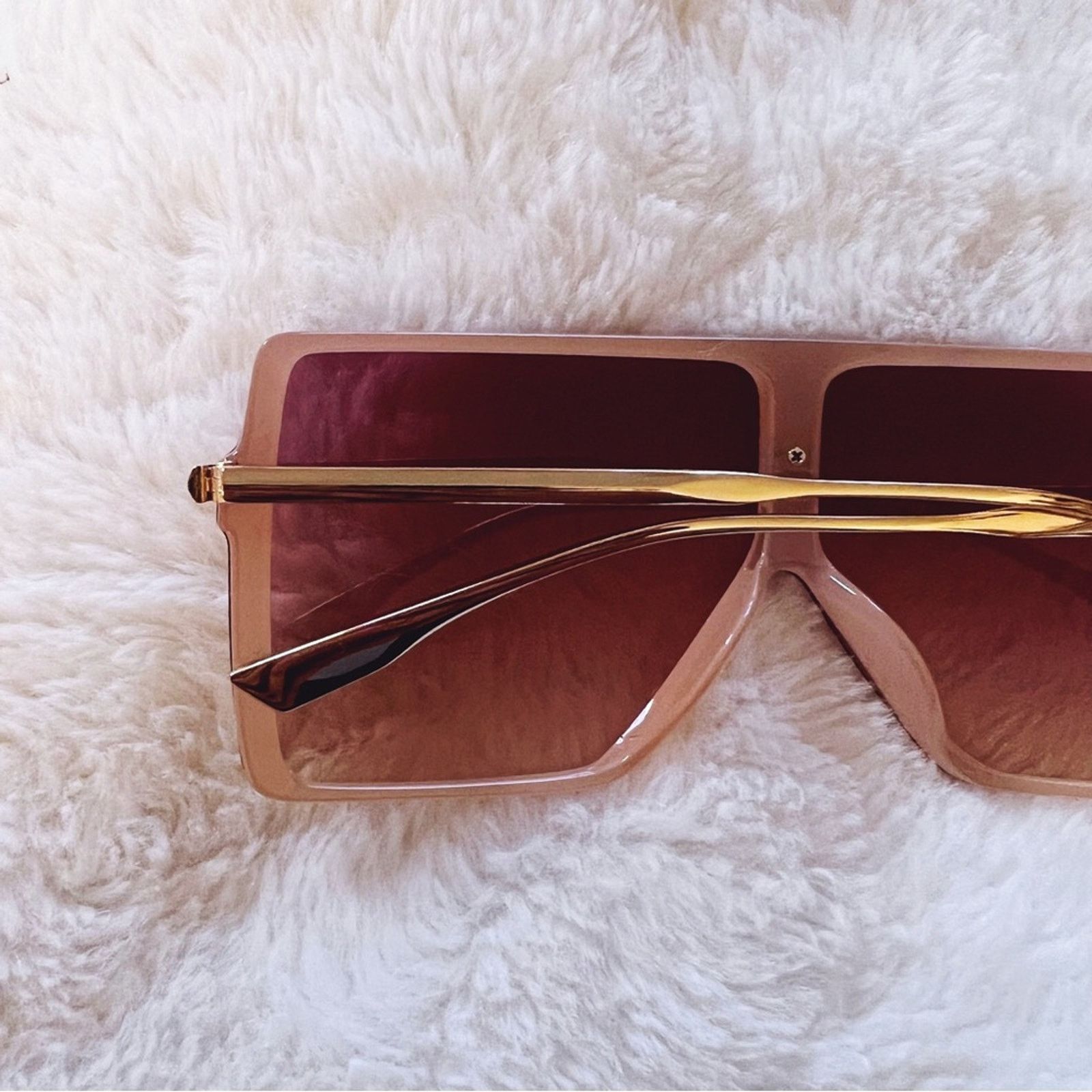 Other Ariel Pink Rectangle Full Frame Sunglasses Size ONE SIZE - 10 Thumbnail