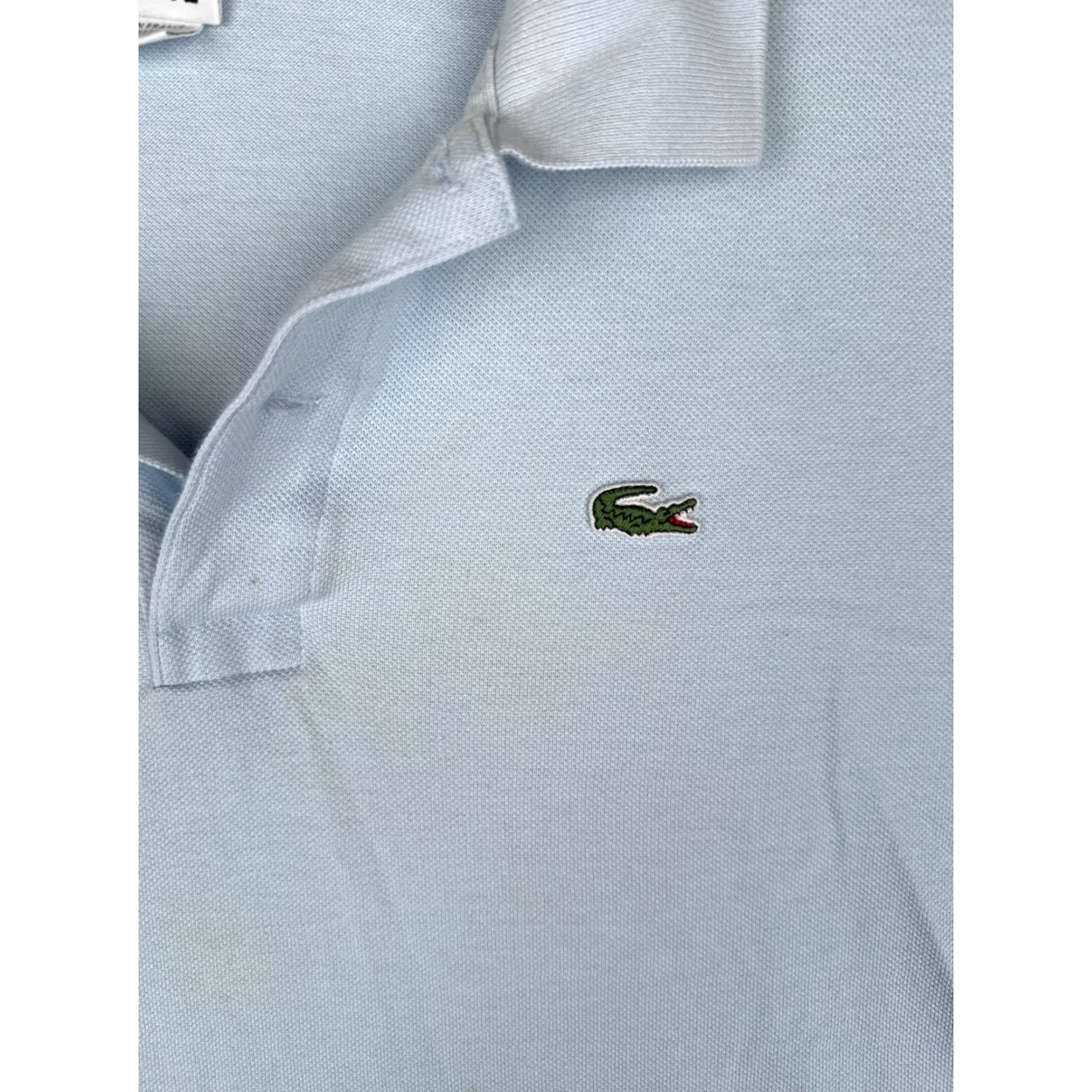 Lacoste Lacoste Polo Shirt Men 9 Blue Short Sleeve 100% Cotton Croc Logo Golf read Size US M / EU 48-50 / 2 - 6 Thumbnail