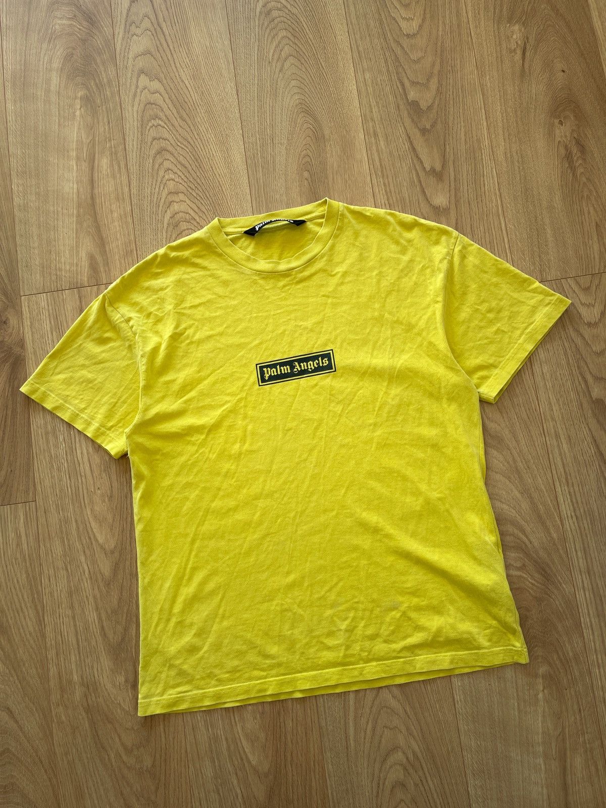 Palm Angels Palm Angels Box Logo T Shirt Size US L / EU 52-54 / 3 - 1 Thumbnail