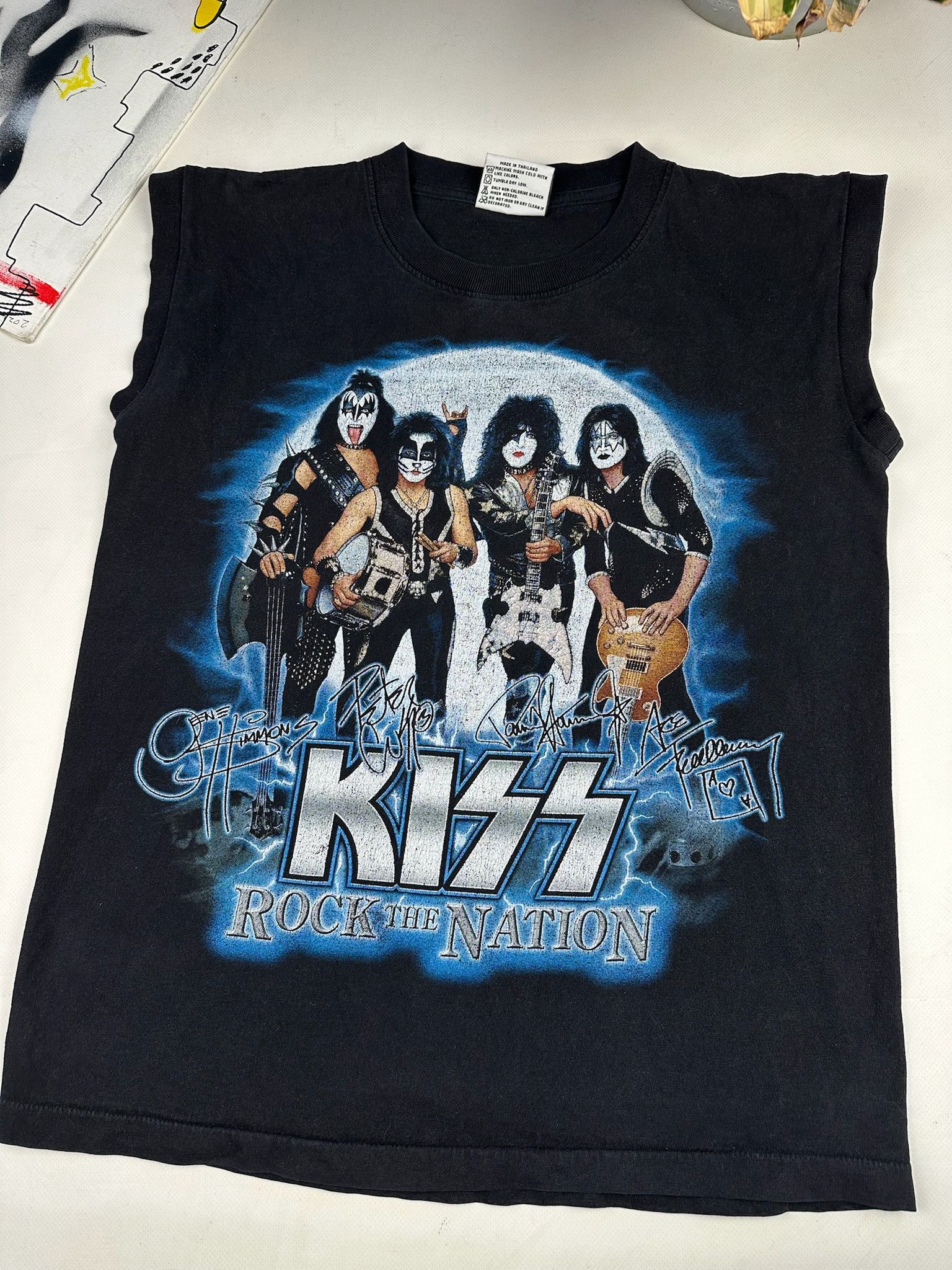 Band Tees Kiss Vintage 90s Rock Band Tank Top Shirt Size US S / EU 44-46 / 1 - 6 Thumbnail