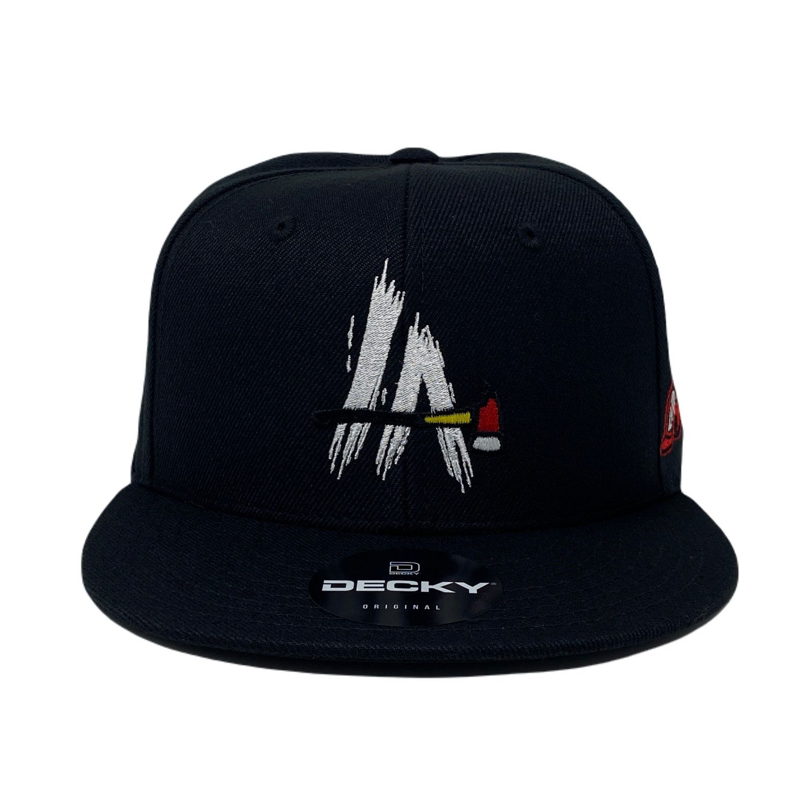 Other Los Angeles LA Axe Fire Rescue Snapback Hat All Black Size ONE SIZE - 5 Thumbnail