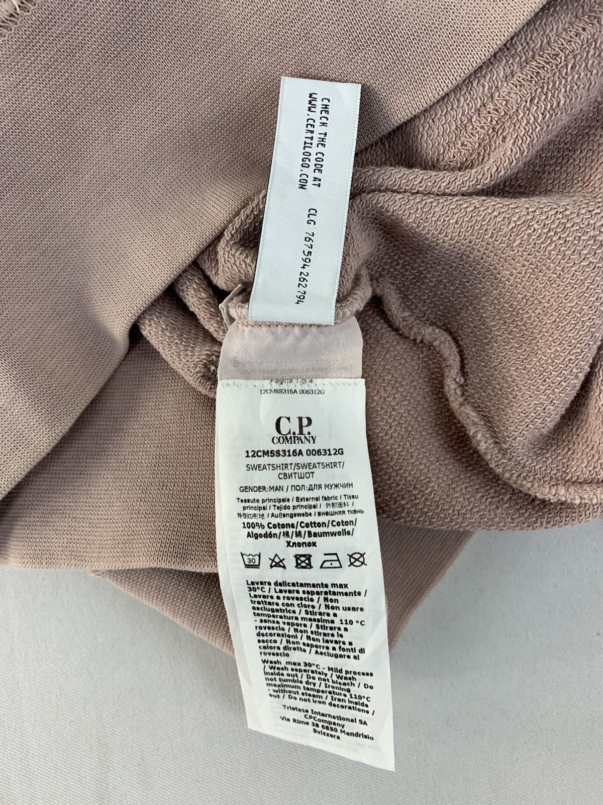 C.P. Company Cp Company Rosso Robbia Resist Dyed Pull Over Hoodie Size M / US 6-8 / IT 42-44 - 7 Thumbnail