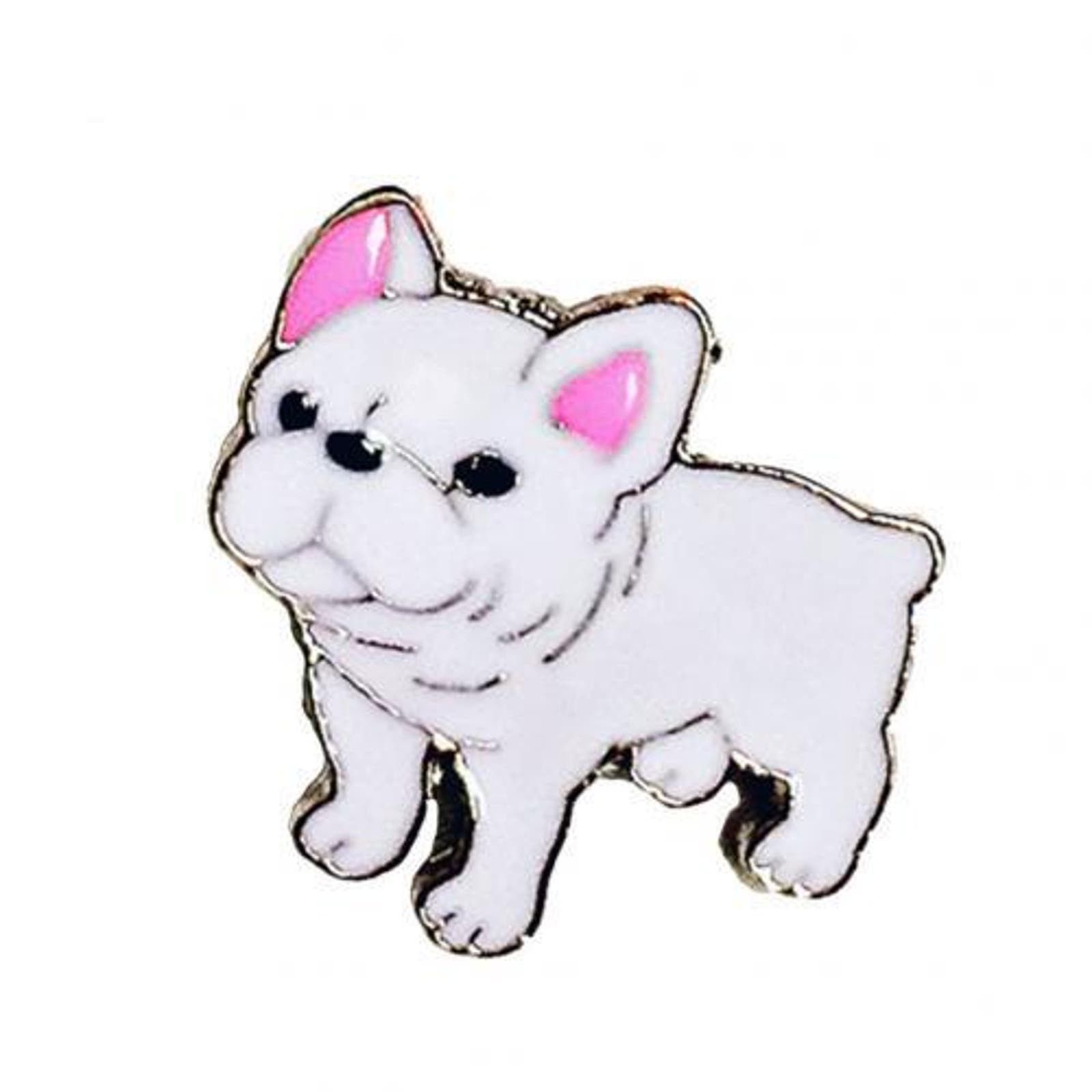 State Street White French BullDog Enamel Pins | Grailed