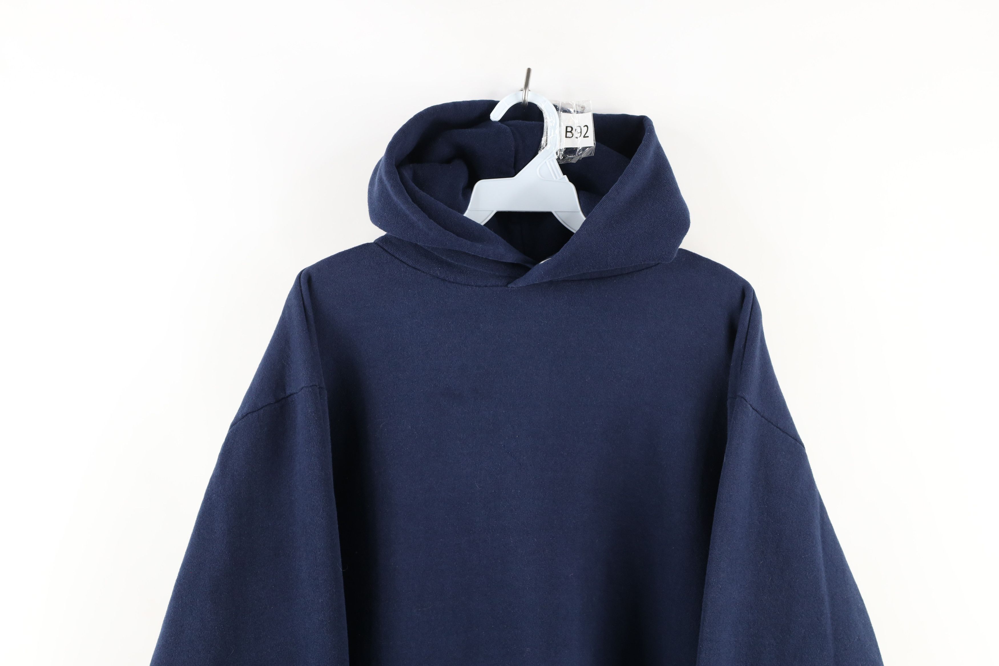 Vintage Vintage 90s Streetwear Heavyweight Hoodie Sweatshirt USA Size US L / EU 52-54 / 3 - 2 Thumbnail