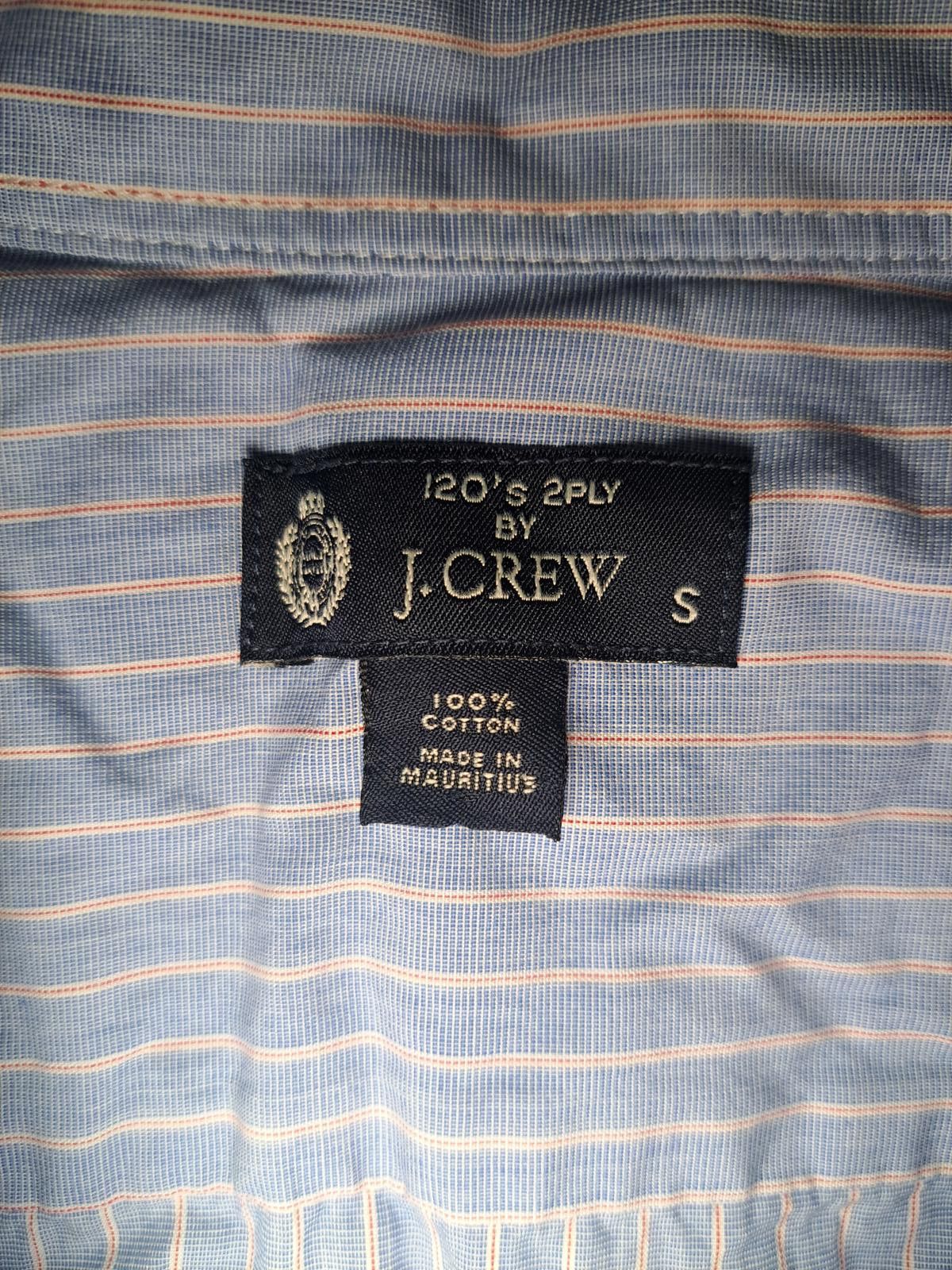 J.Crew J Crew Button Up Dress Shirt Mens Small Blue Cotton Size US S / EU 44-46 / 1 - 2 Thumbnail