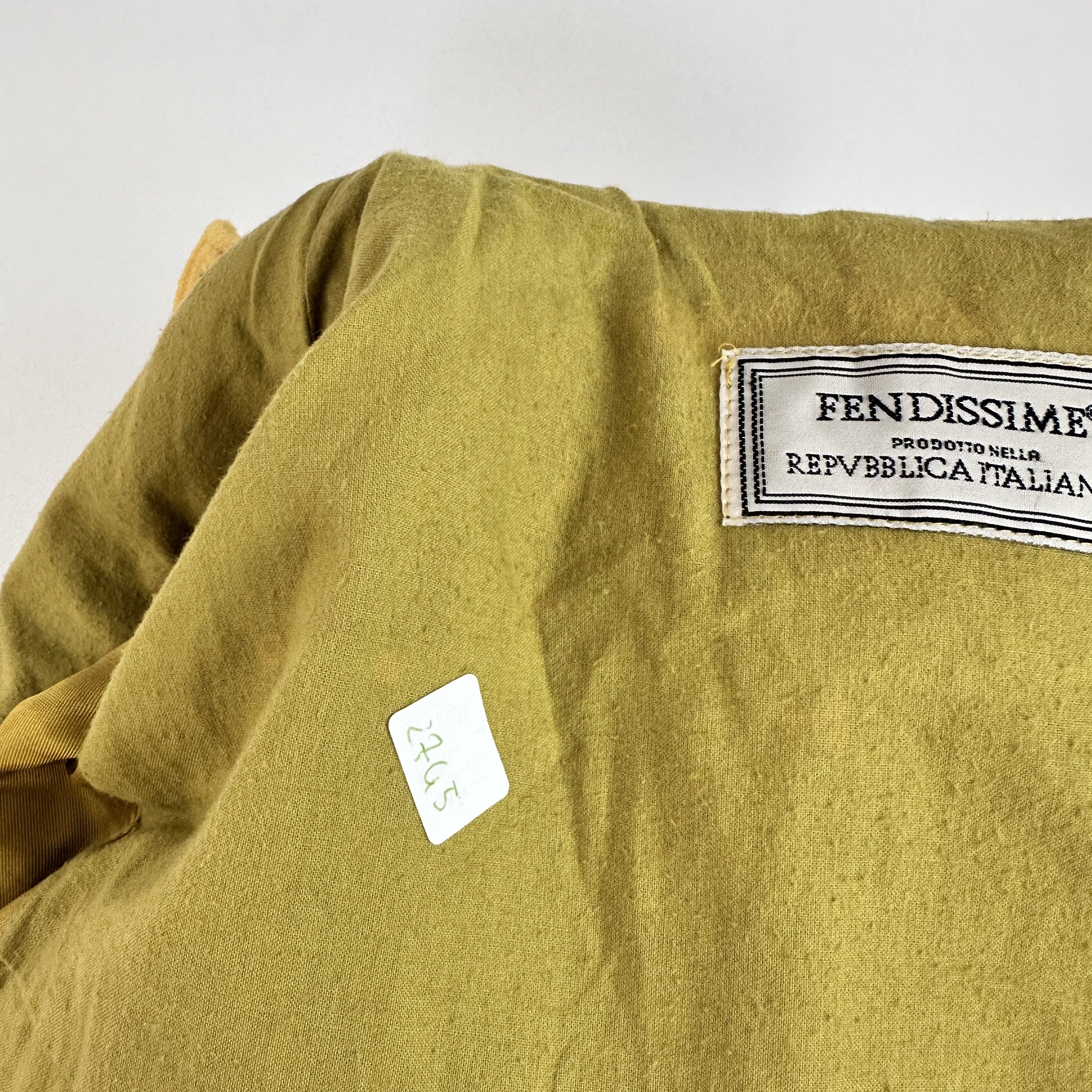 Fendi Cappottino FENDISSIME Lana Giallo – 40 IT Size S / US 4 / IT 40 - 9 Thumbnail