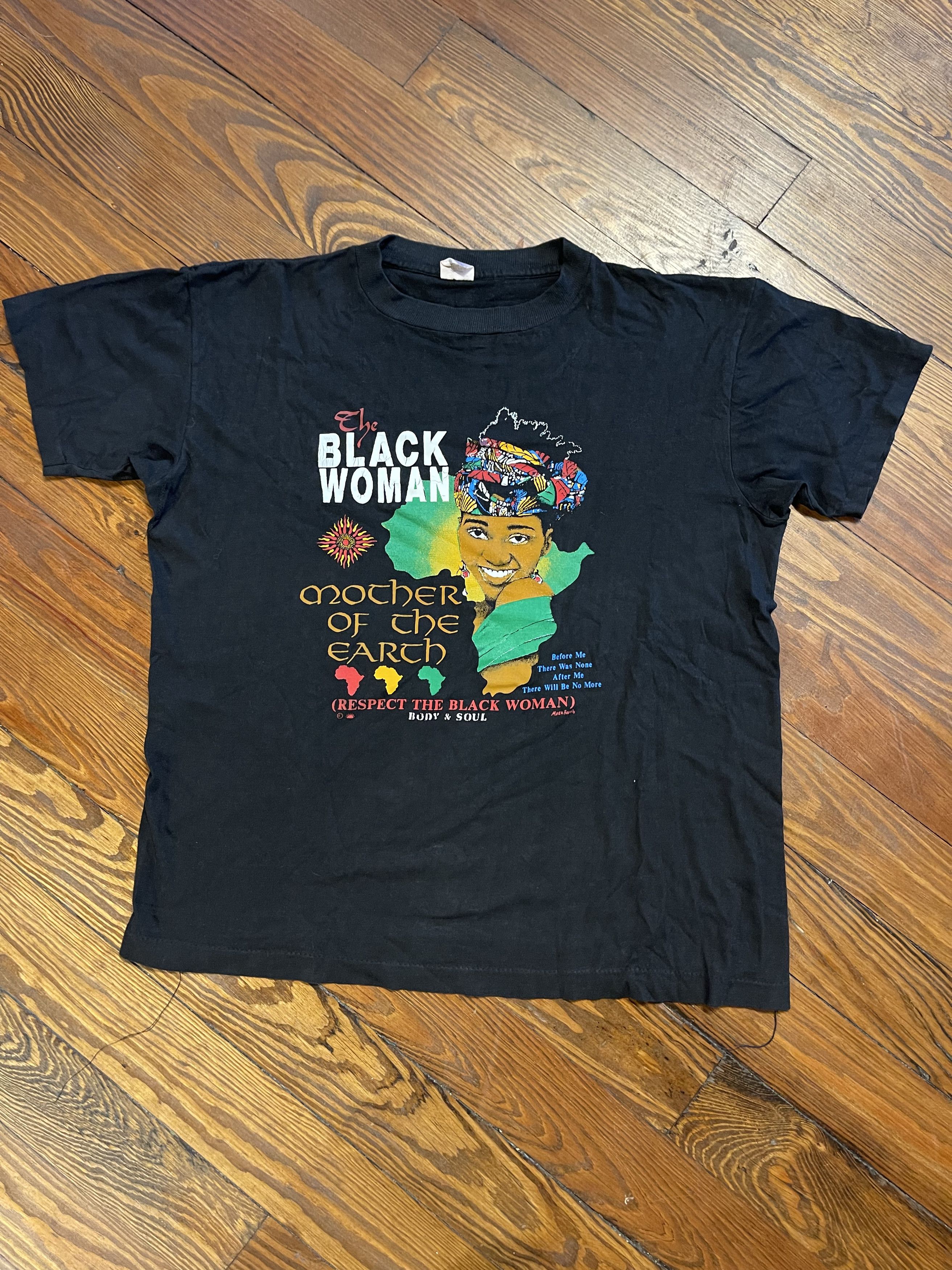 Rap Tees × Vintage 1990's Black Woman Africa Vintage Freaknic Rap T-Shirt Size US L / EU 52-54 / 3 - 2 Thumbnail