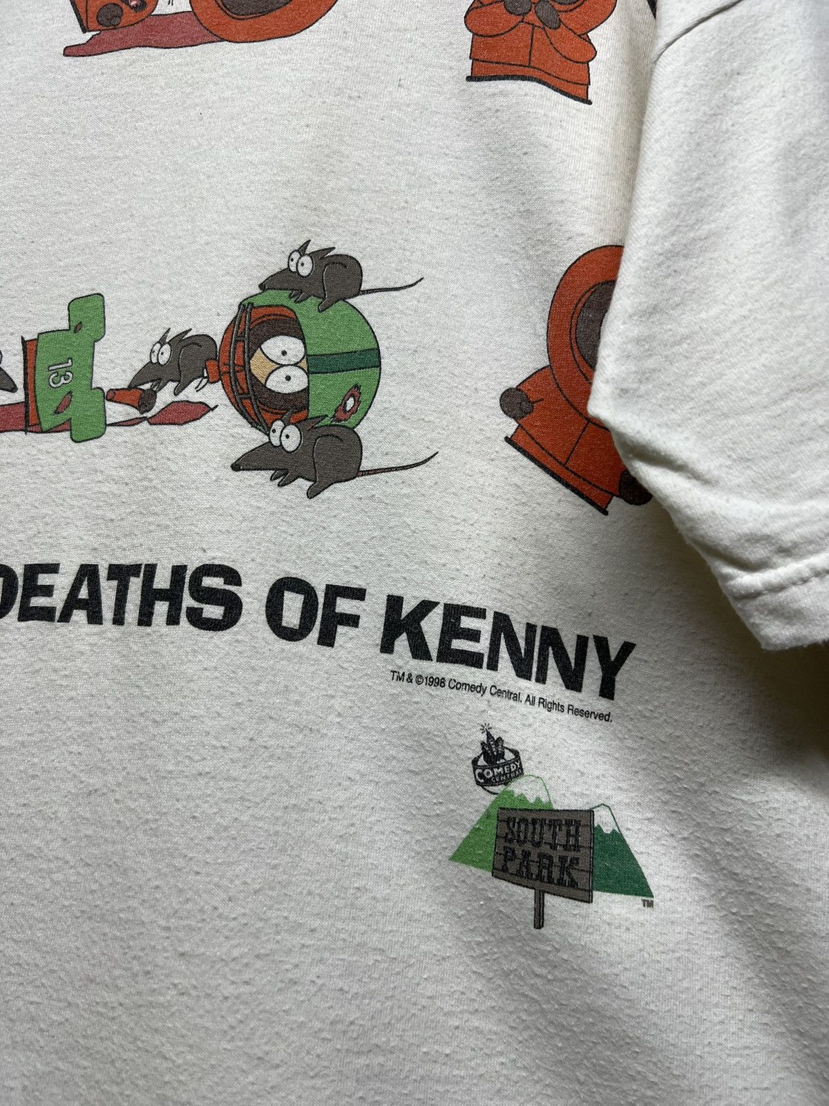 Cartoon Network Vintage Y2k 1998 South Park They Killed Kenny T-Shirt 90’s Size US XL / EU 56 / 4 - 5 Thumbnail