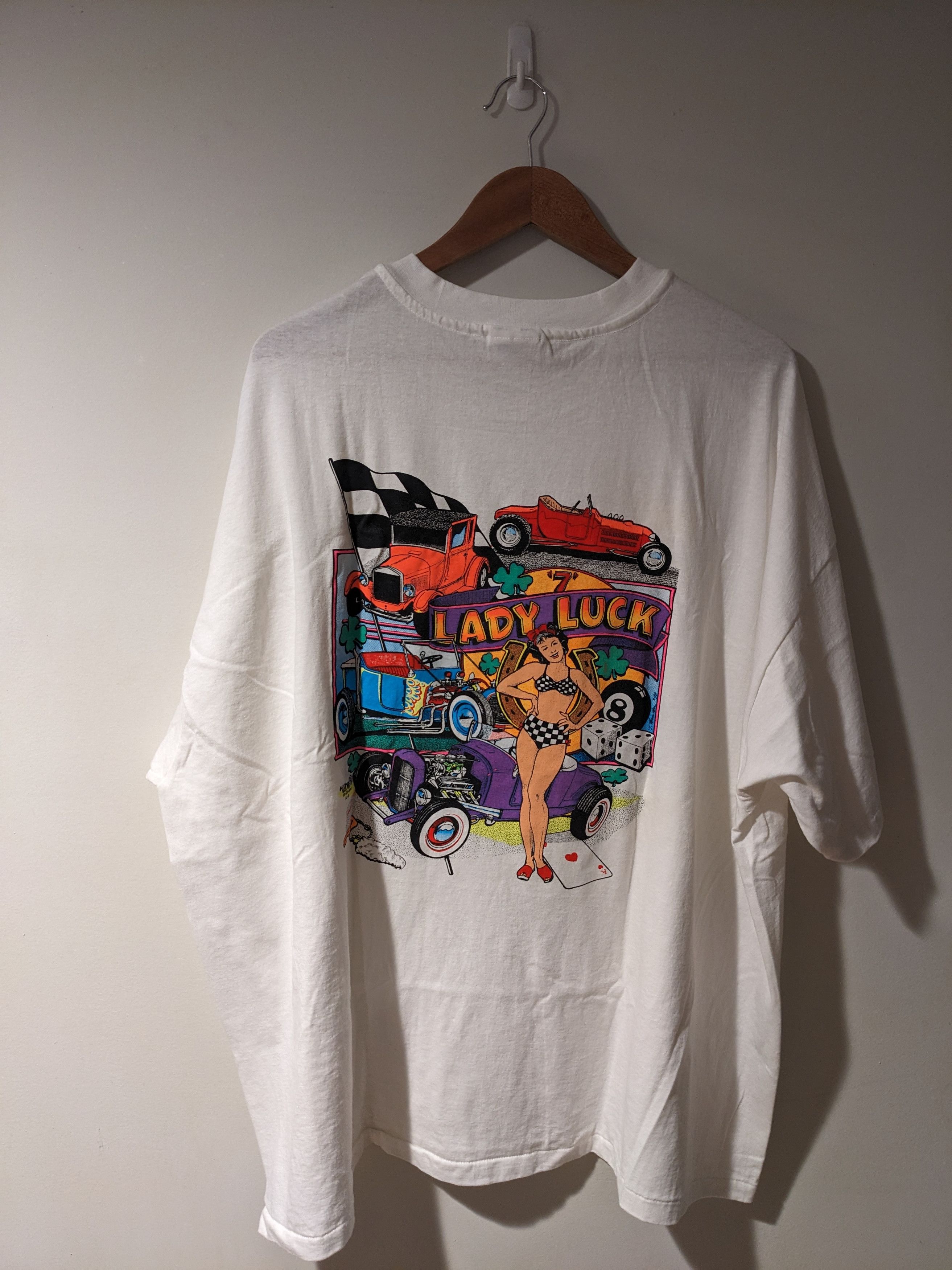 NASCAR × Vintage Vintage 90s Street Lethal Hot Rod Racing Speedway T-Shirt Size US XXL / EU 58 / 5 - 4 Thumbnail
