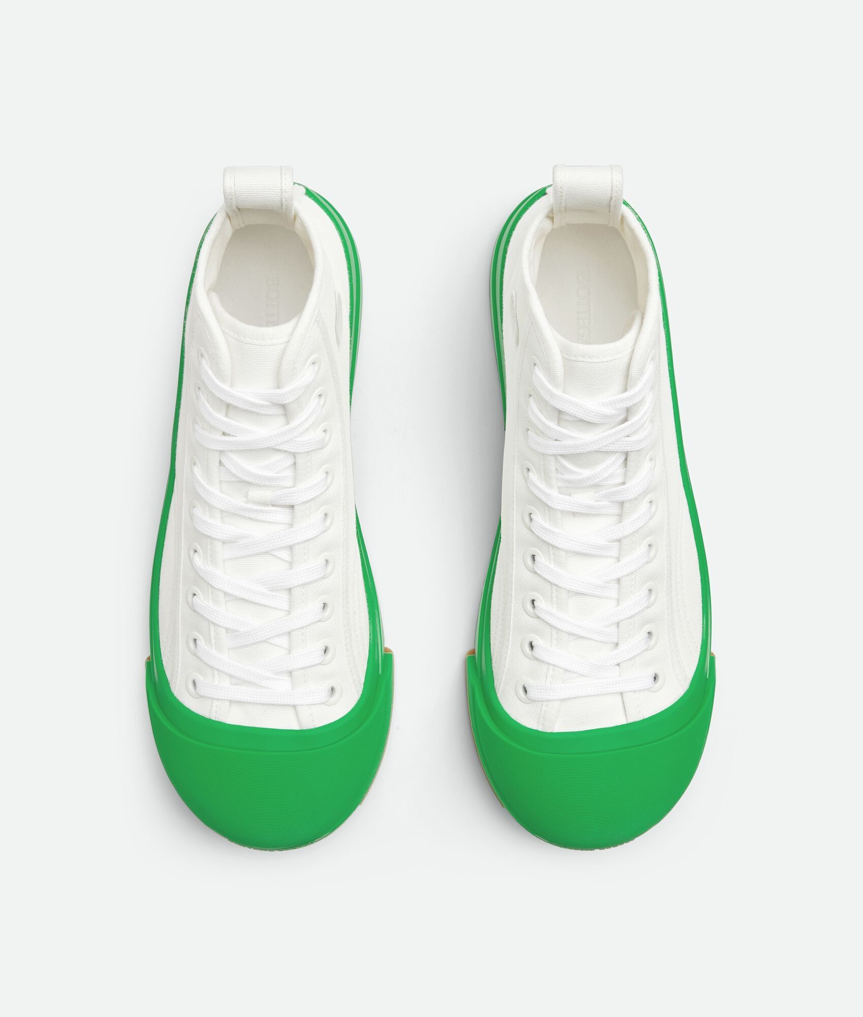 Bottega Veneta o1w1db10525 Vulcan Sneakers in Optic White/Parakeet Size US 10 / EU 43 - 4 Thumbnail