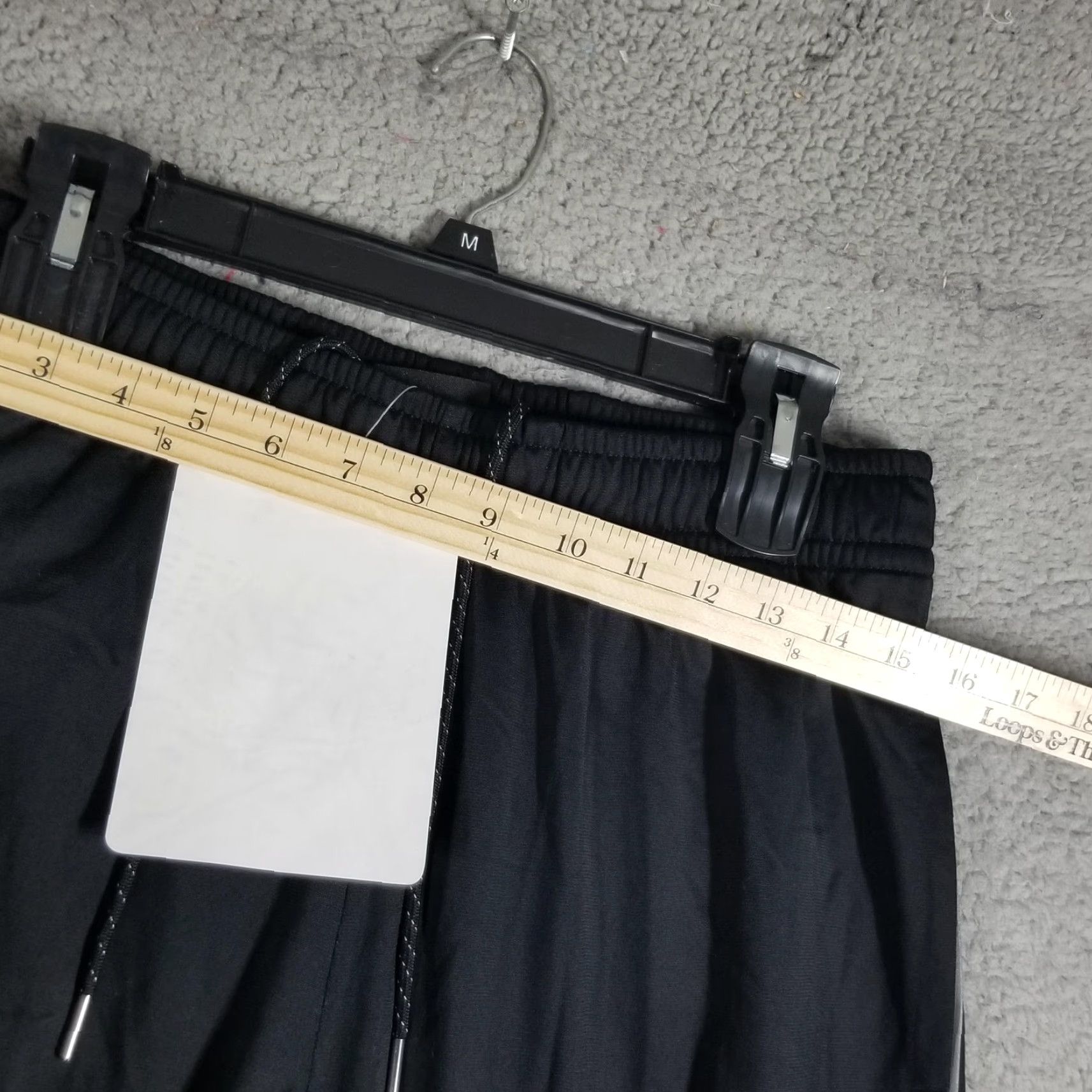 Nike Nike Club Fleece Mens Medium Black Sportswear Joggers Side Stripe Sample CU4369 Size US 31 - 5 Thumbnail